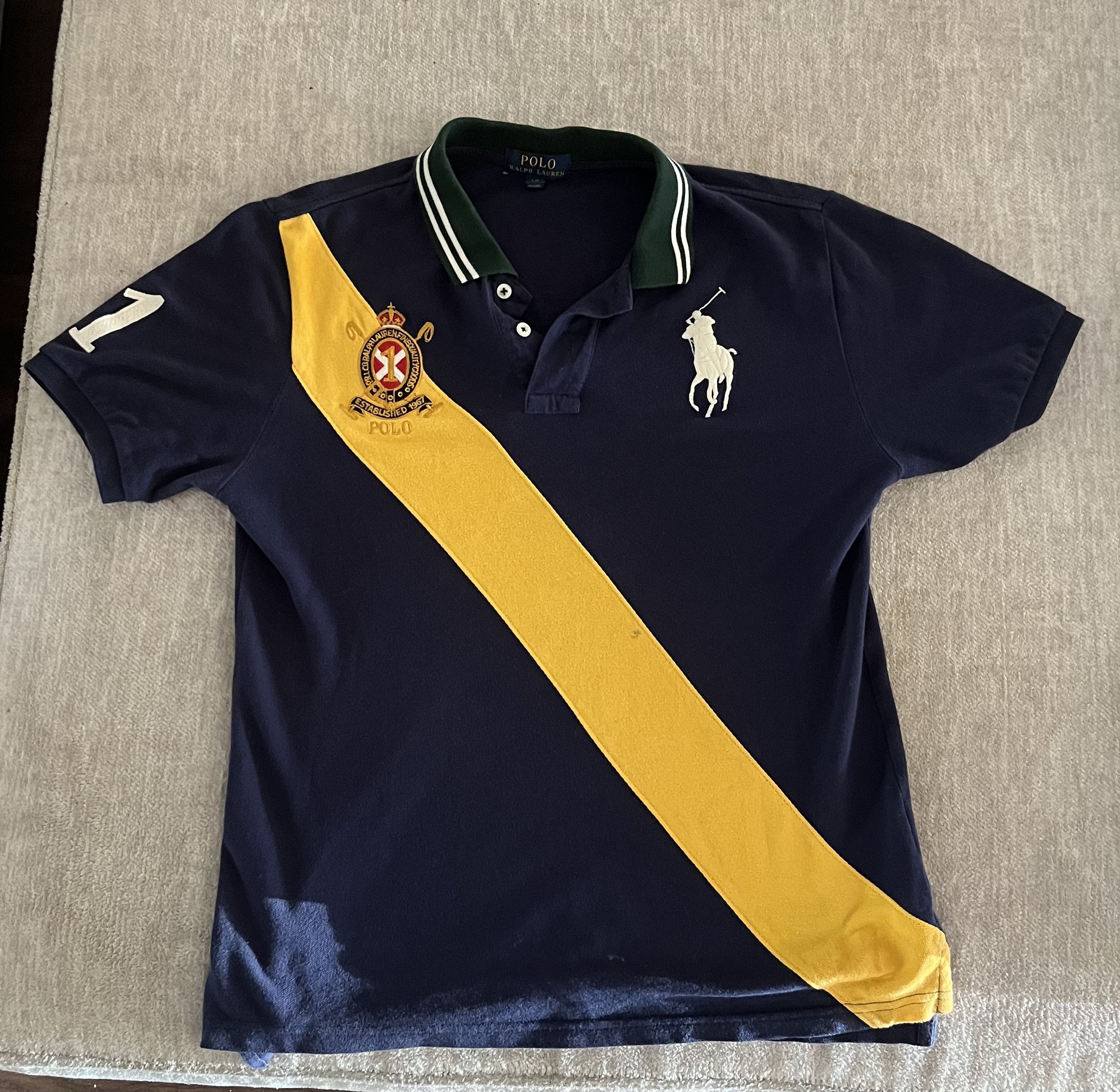 Polo Ralph Lauren Polo Ralph Lauren Y2K Polo Shirt Size US L / EU 52-54 / 3 - 1 Thumbnail
