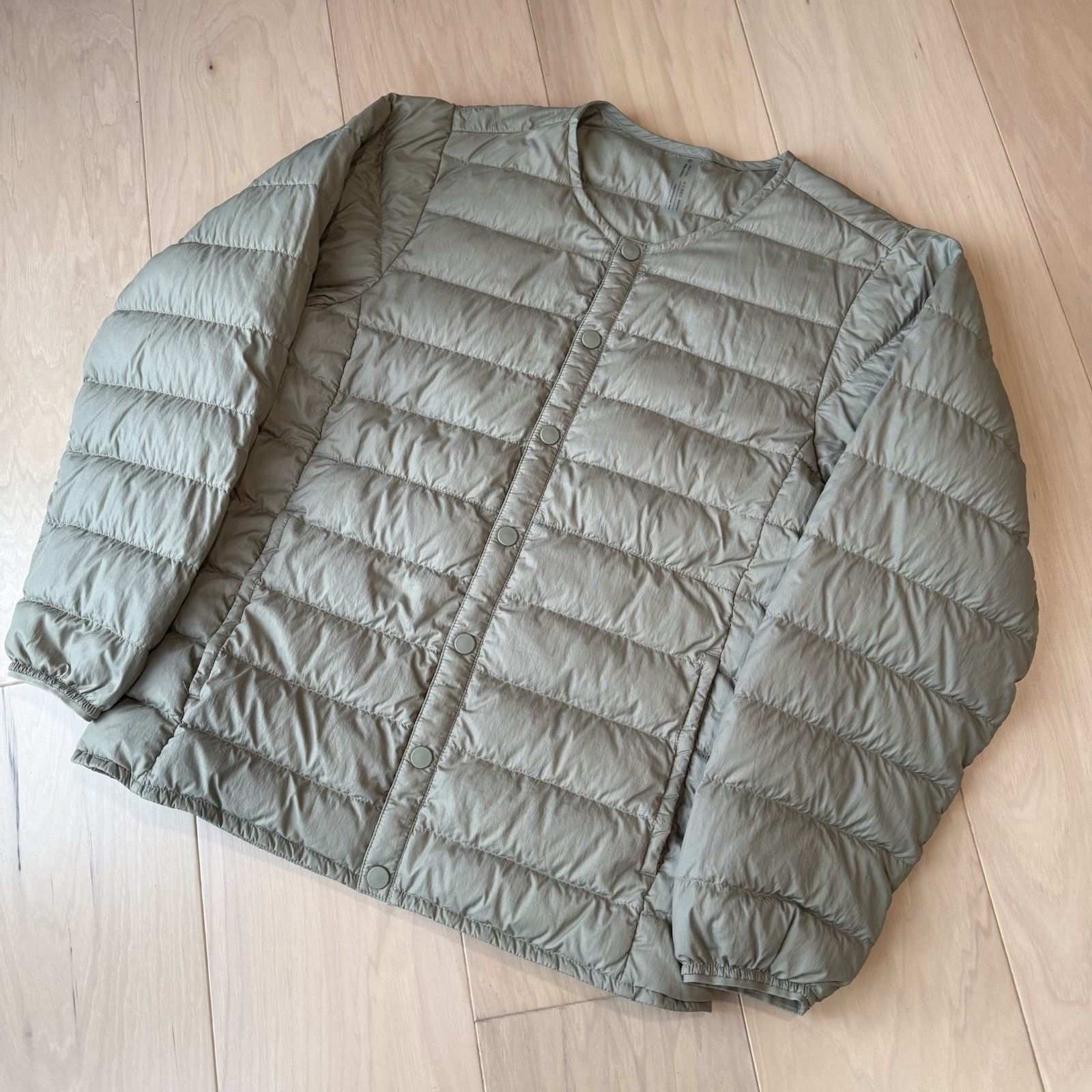 Outdoor Voices Outdoor Voices Down Jacket Women's Gray Insulated Button Up Size S / US 4 / IT 40 - 8 Thumbnail