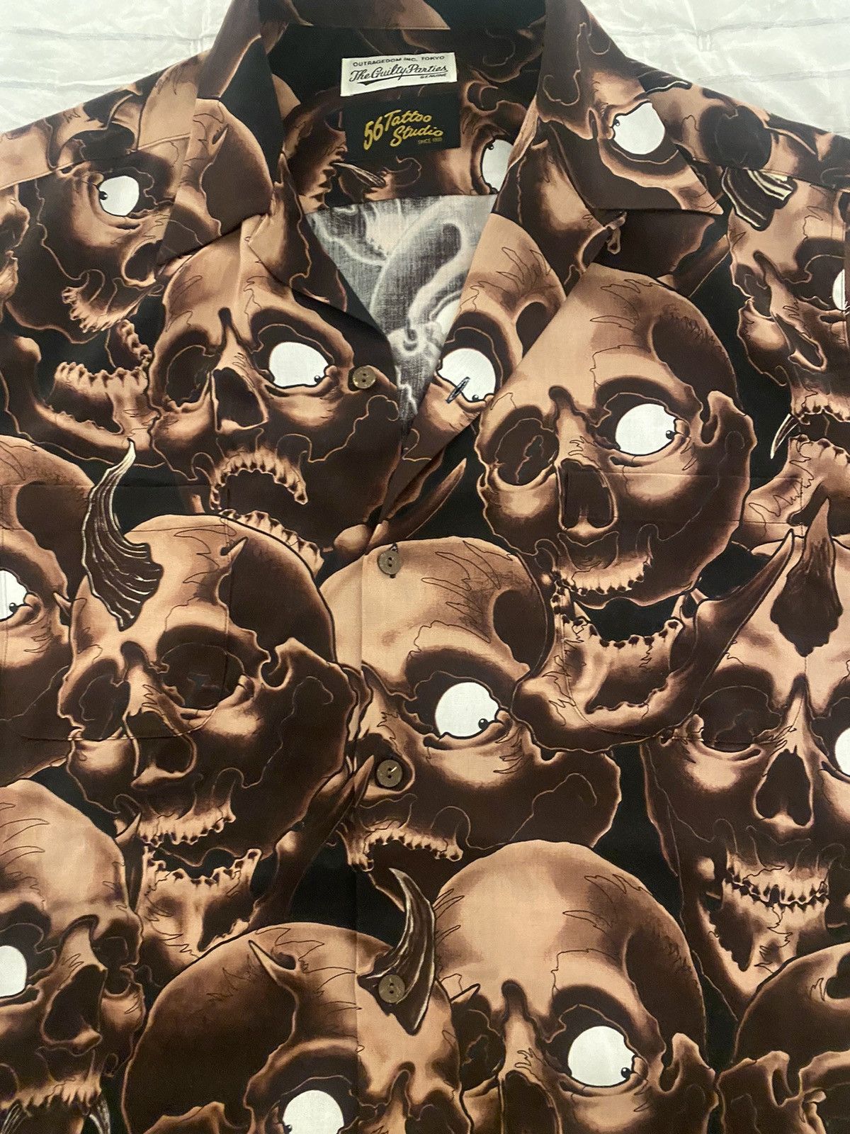 Wacko Maria Wacko Maria x 56 Tattoo Studio Edition Graphic Shirt XL Size US XL / EU 56 / 4 - 6 Thumbnail