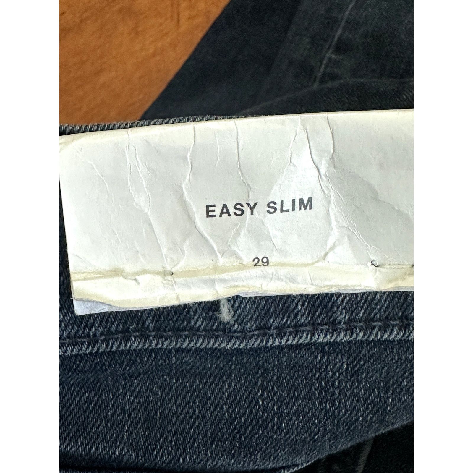 7 For All Mankind 7 For All Mankind Easy Slim Jeans Distressed Denim Blue 29 Size 29" - 8 Thumbnail