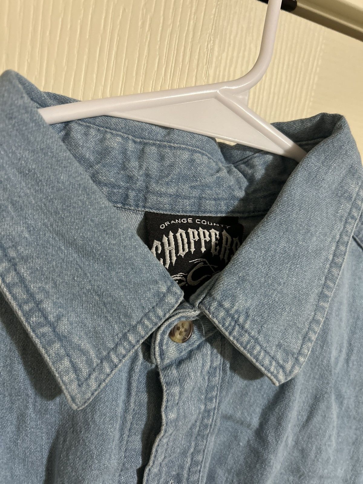 Vintage 2000s Orange County Choppers denim vest Size US XL / EU 56 / 4 - 3 Thumbnail