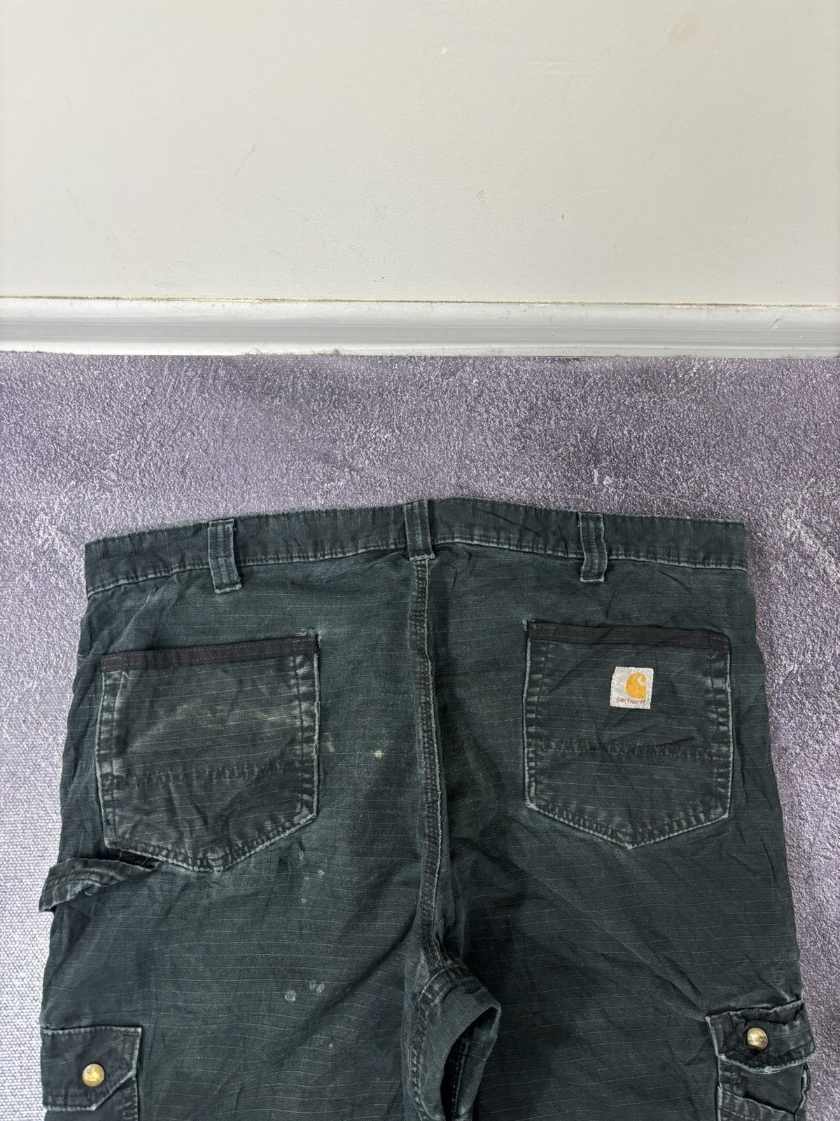 Carhartt Vintage Carhartt USA Dark Green Work Hype Baggy Cargo Pants Size US 40 / EU 56 - 9 Thumbnail