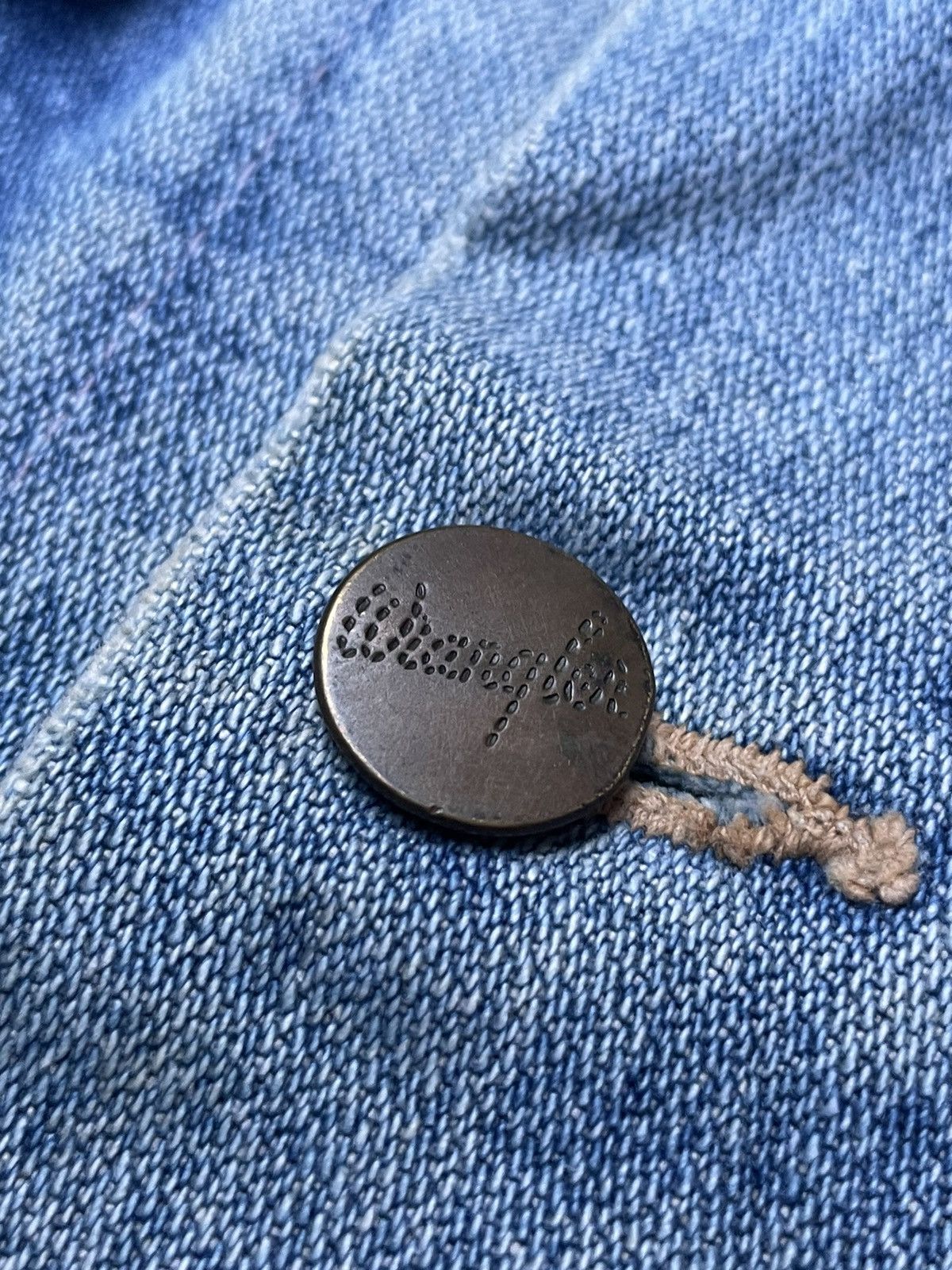 Vintage Vintage 70’s Wrangler Distresed Denim Jacket Size US L / EU 52-54 / 3 - 19 Thumbnail
