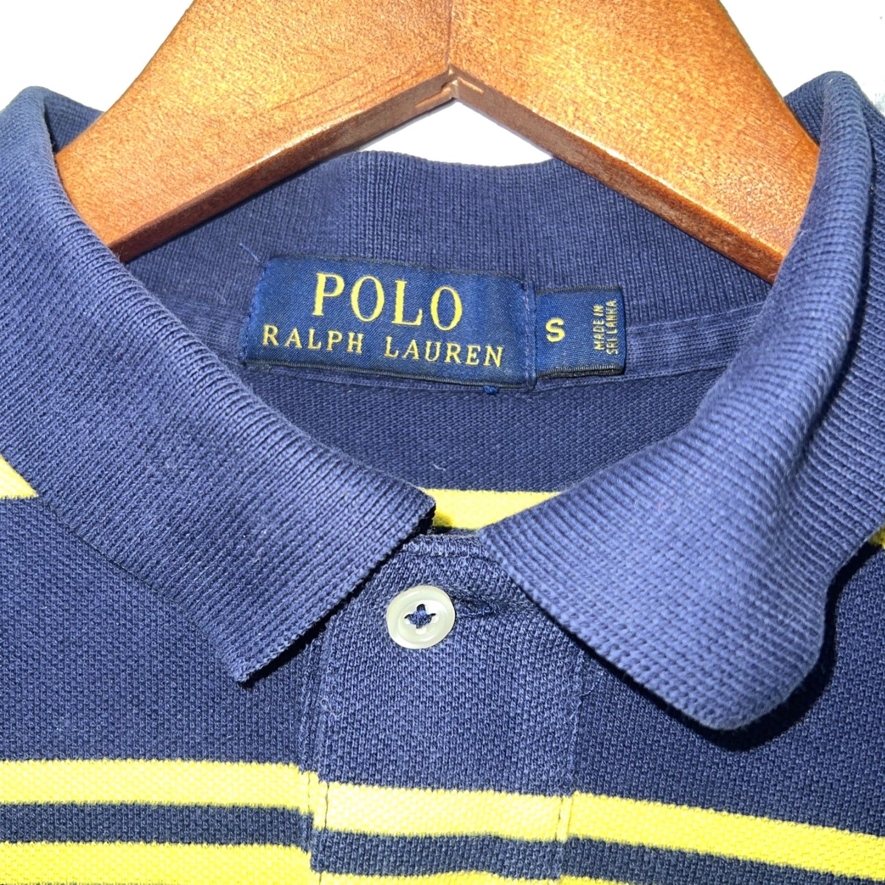 Ralph Lauren VINTAGE Ralph Lauren Polo Shirt Men Size S Blue Striped Casual Classic Size US S / EU 44-46 / 1 - 3 Thumbnail