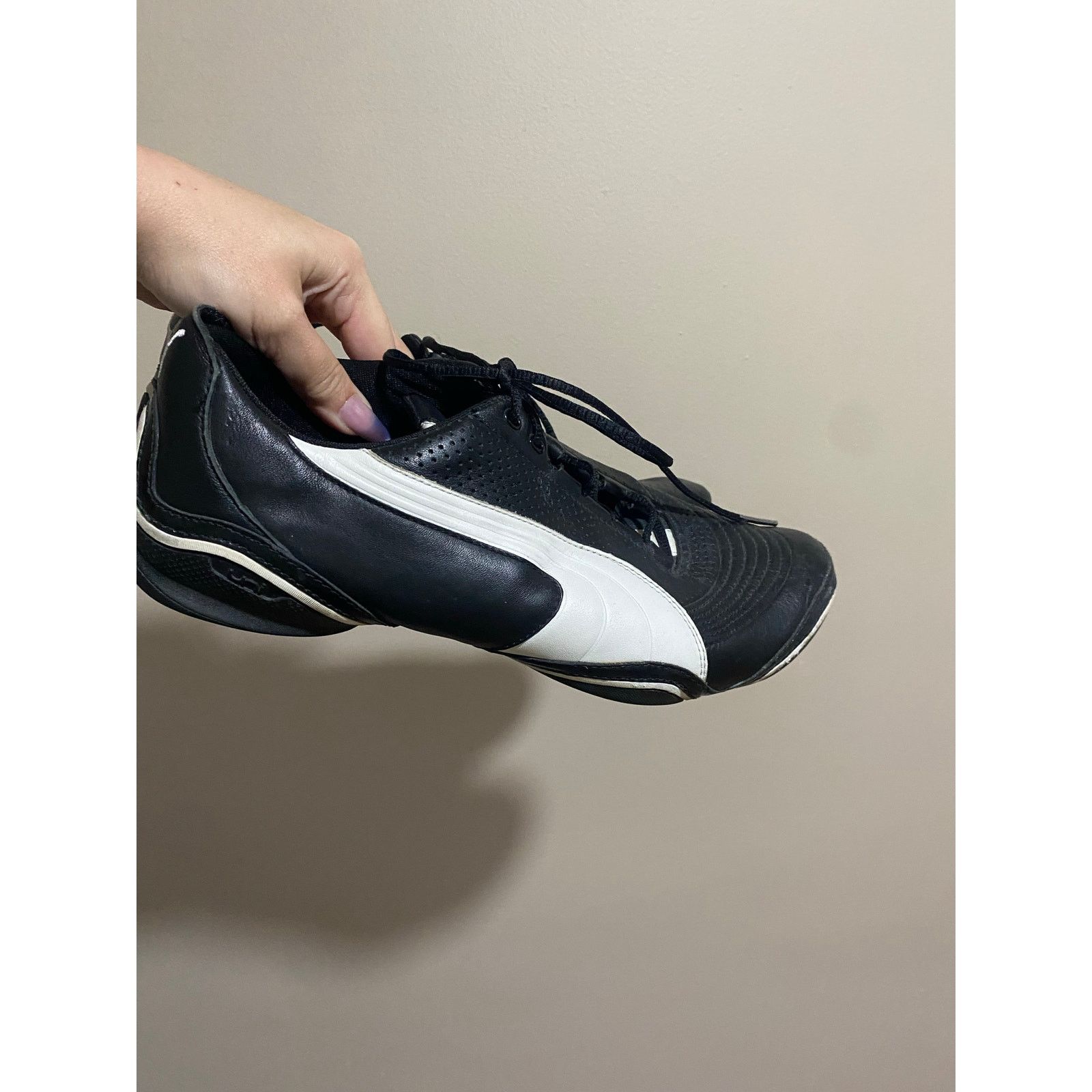 Puma Vtg y2k Pumas black/ white Speedcat driving racing 10.5 Size US 10.5 / EU 43-44 - 2 Thumbnail