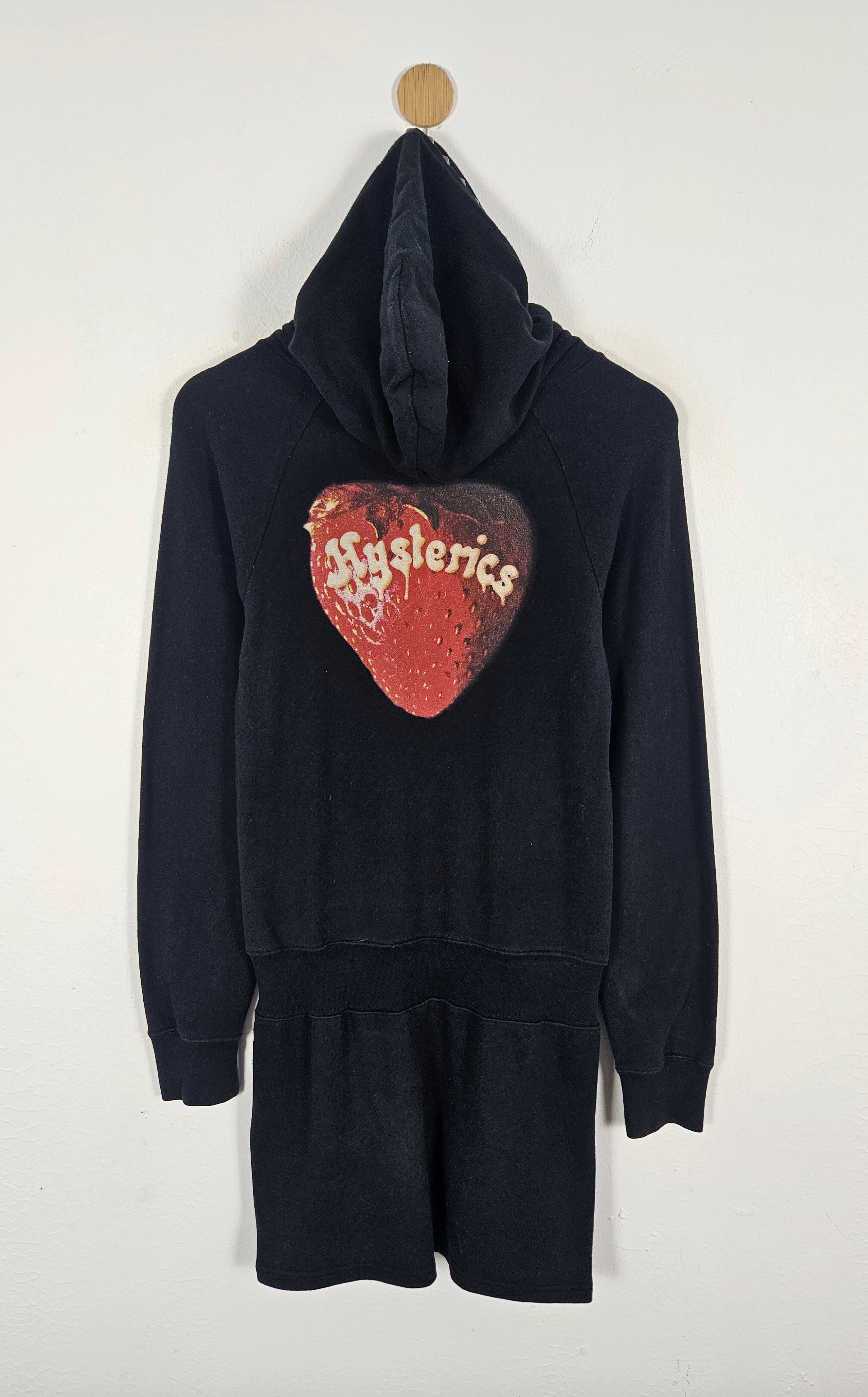 Hysteric Glamour Skull Strawberry studded hoodie sweater