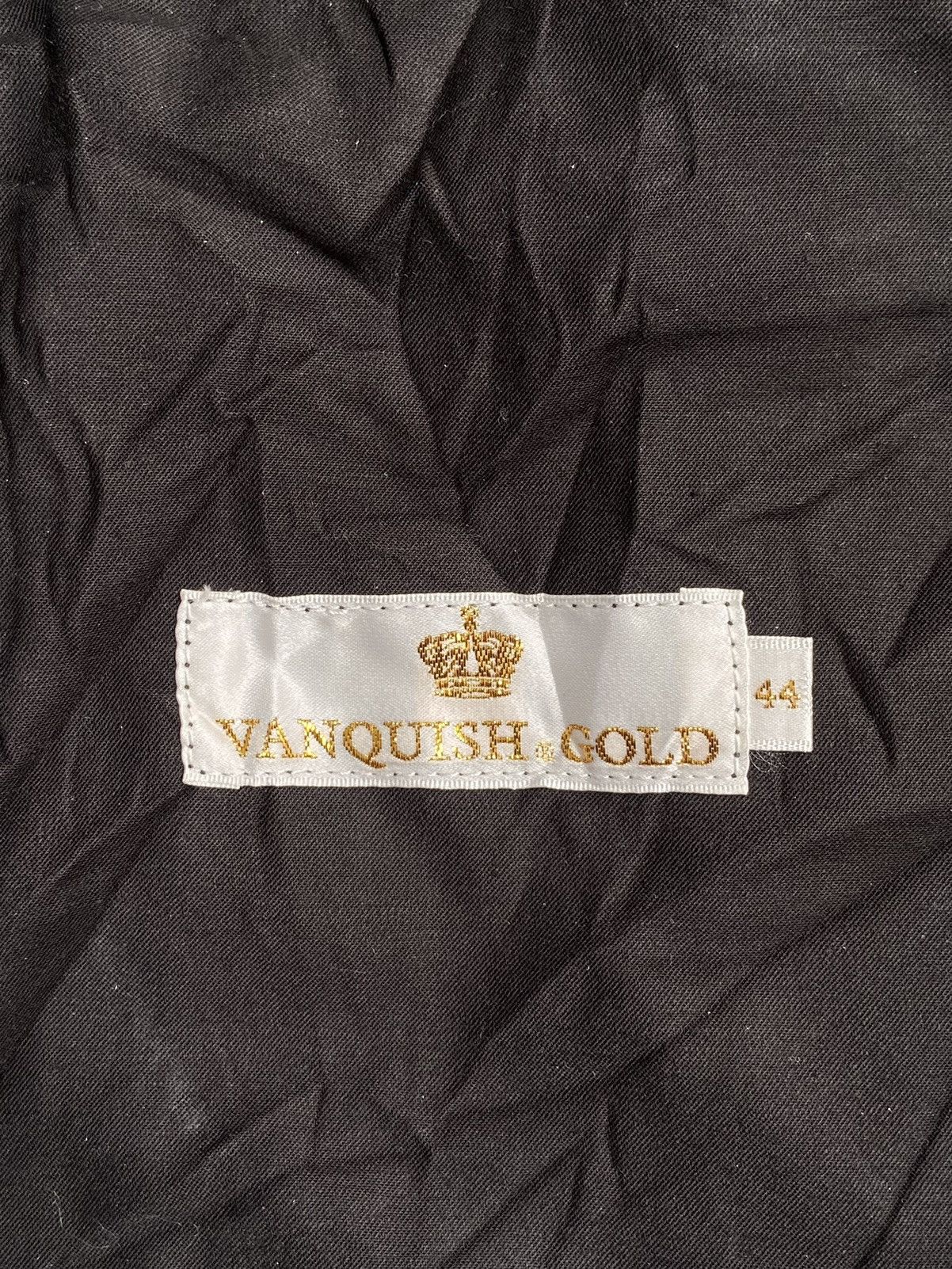 Japanese Brand × Vanquish VANQUISH GOLD Black Suit Blazer Size US XS / EU 42 / 0 - 7 Thumbnail