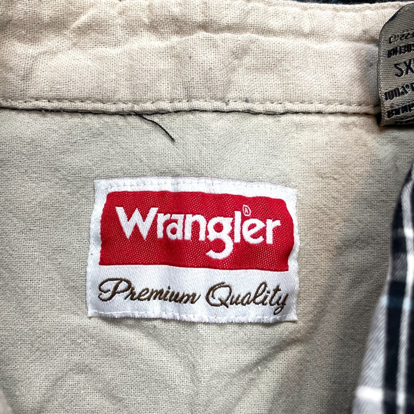 Wrangler Wrangler Shirt Mens 2XL Black Plaid Short Sleeve Button-Down Cotton Outdoor Top Size US XXL / EU 58 / 5 - 3 Thumbnail