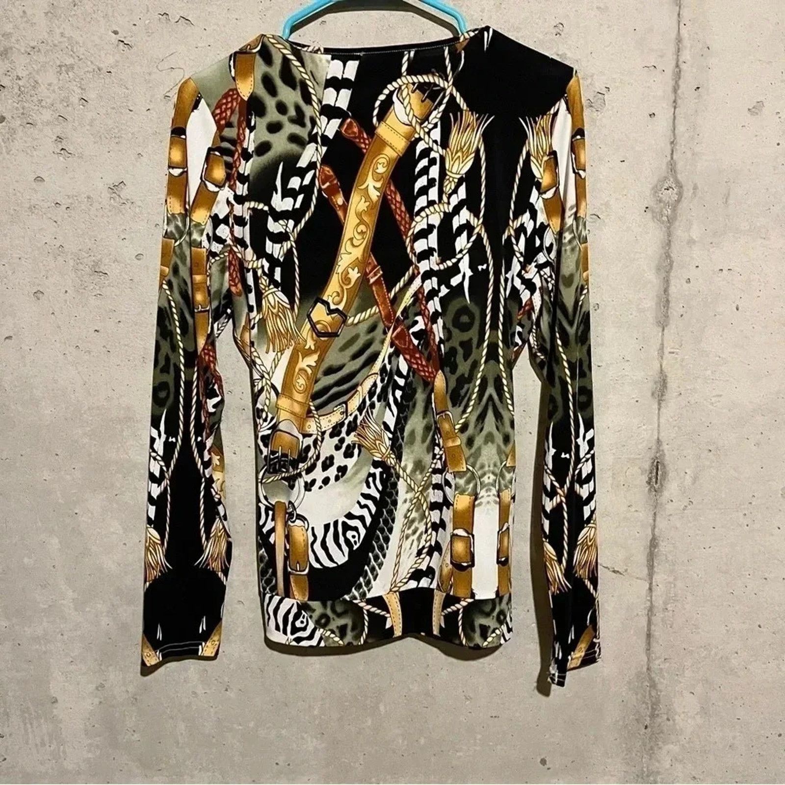 Other Elysee 26 Artsy Layered Top Western Animal Print Size M Size M / US 6-8 / IT 42-44 - 5 Thumbnail
