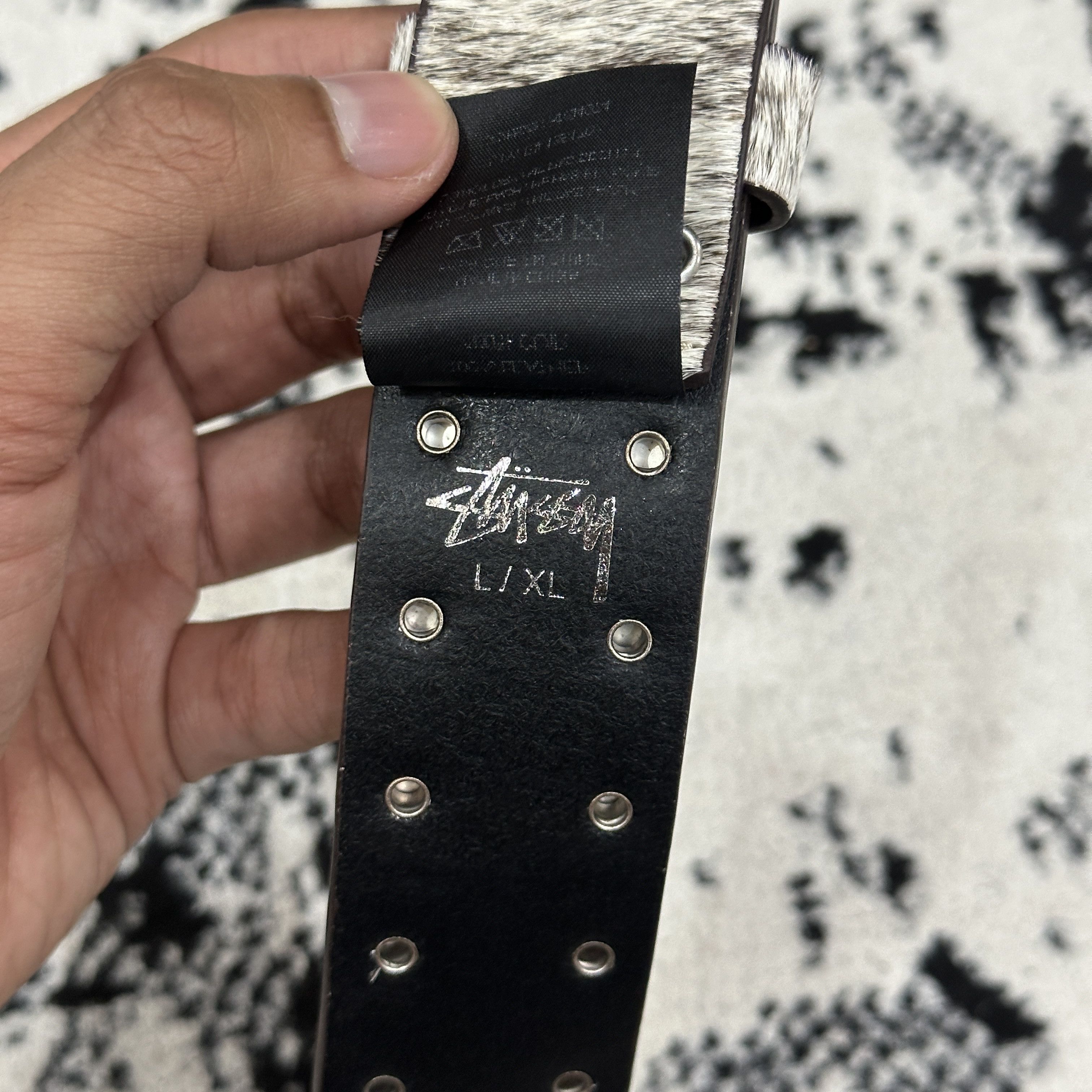 Stussy STUSSY 8 BALL STUDDED BELT - L/XL | Grailed