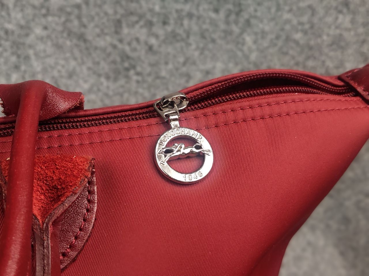 Longchamp Longchamp Le Pliage Néo wine nylon leather tote bag Handbag Size ONE SIZE - 25 Thumbnail