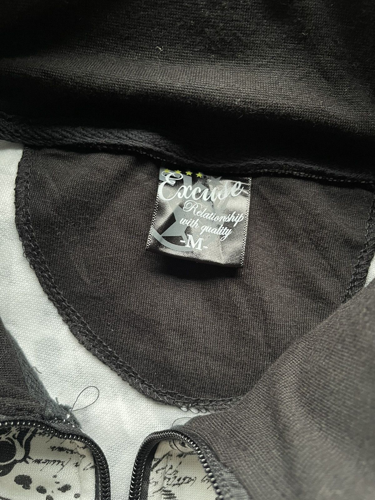 If Six Was Nine BNWT Excuse Hoodie ifsixwasnine punk style Size US M / EU 48-50 / 2 - 4 Thumbnail