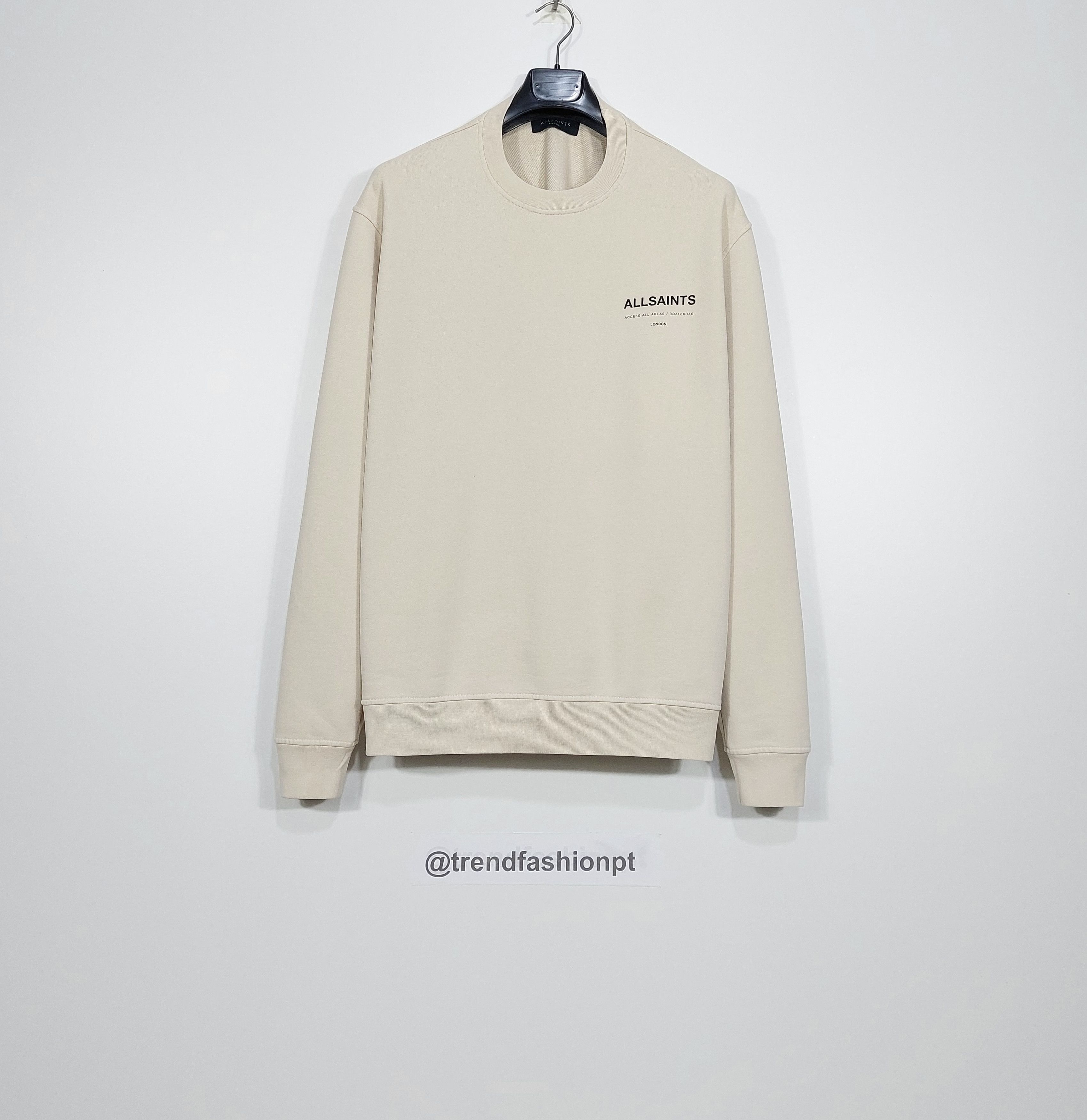 Allsaints access all areas crewneck sweatshirt - bailey taupe M Size US M / EU 48-50 / 2 - 1 Thumbnail