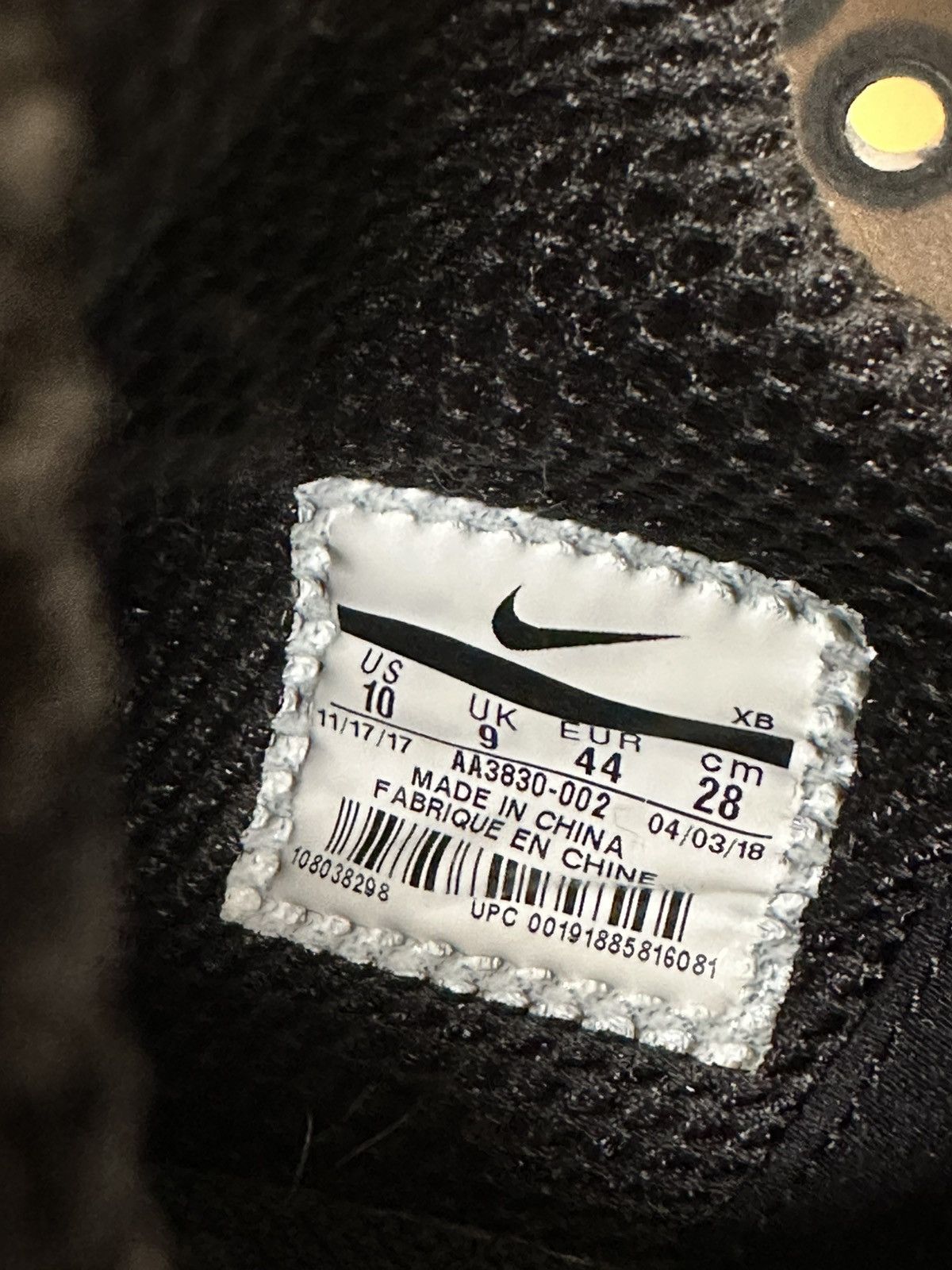 Nike × Off-White × Virgil Abloh NIKE x OFF WHITE Presto (Black) Size US 10 / EU 43 - 10 Thumbnail