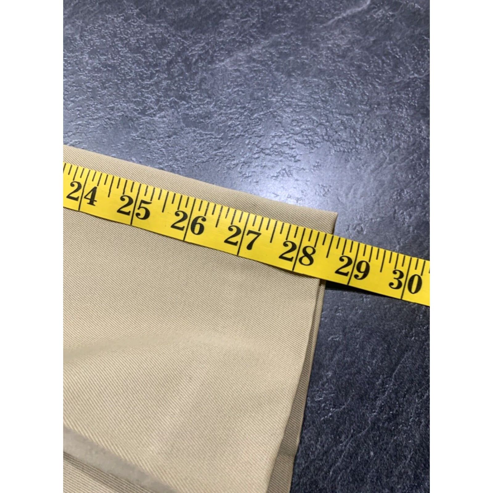 Perry Ellis VINTAGE Perry Ellis Pants Men's 38x29 Portfolio Premium Twill No Iron Stretch Uniform Antelope Khaki Dress Pants Size US 38 / EU 54 - 5 Thumbnail