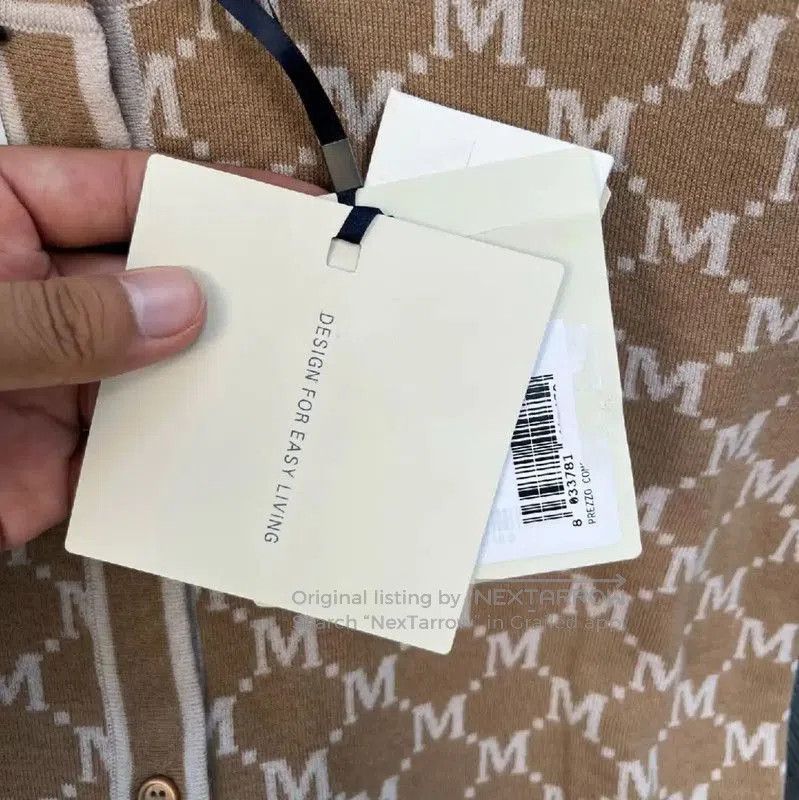 Max Mara MaxMara Brown Wool Cardigan for Women . Size S / US 4 / IT 40 - 5 Thumbnail