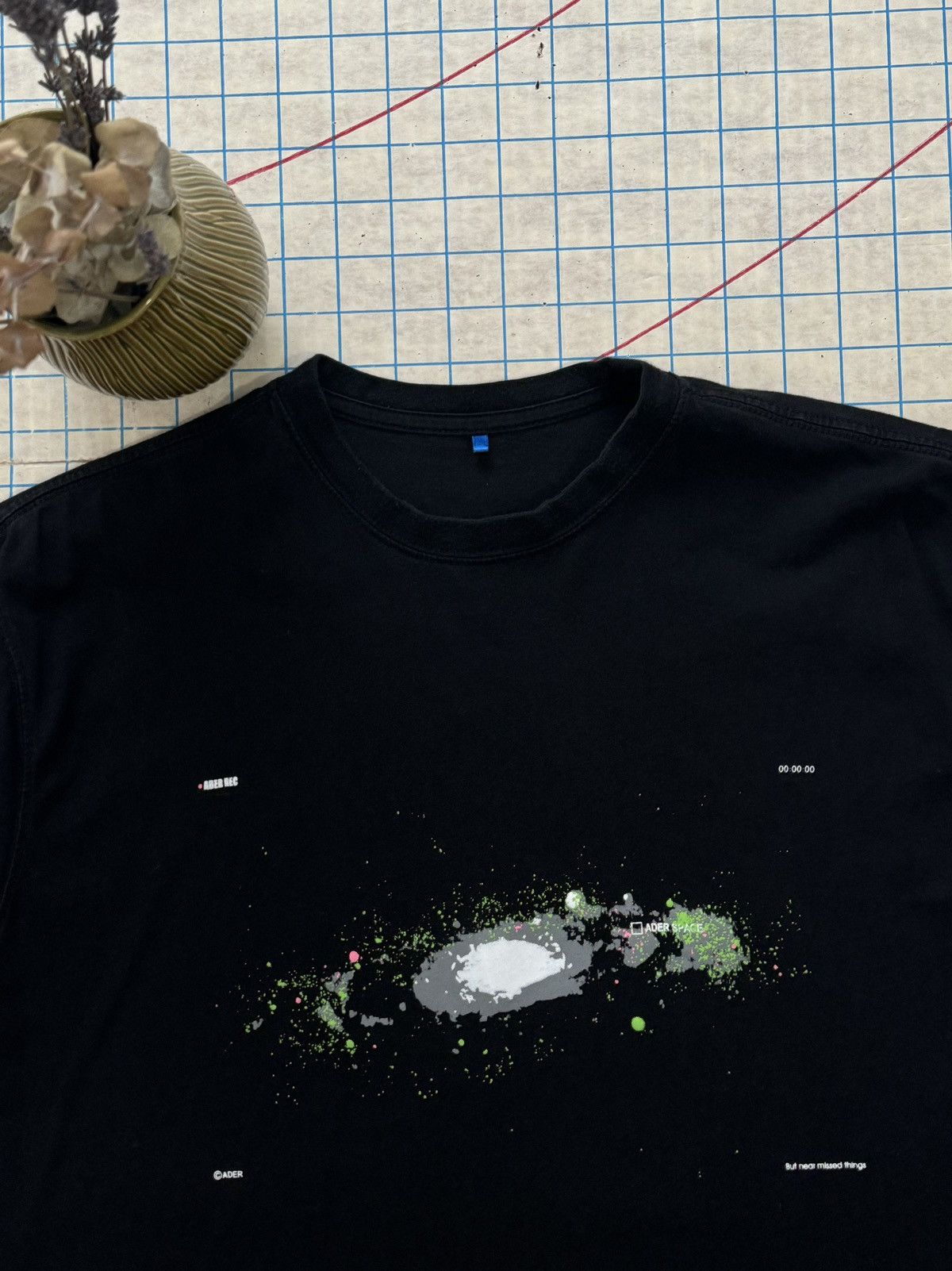 Ader Error Ader Error Galaxy Graphic Tee Black Size Large Size US L / EU 52-54 / 3 - 4 Thumbnail