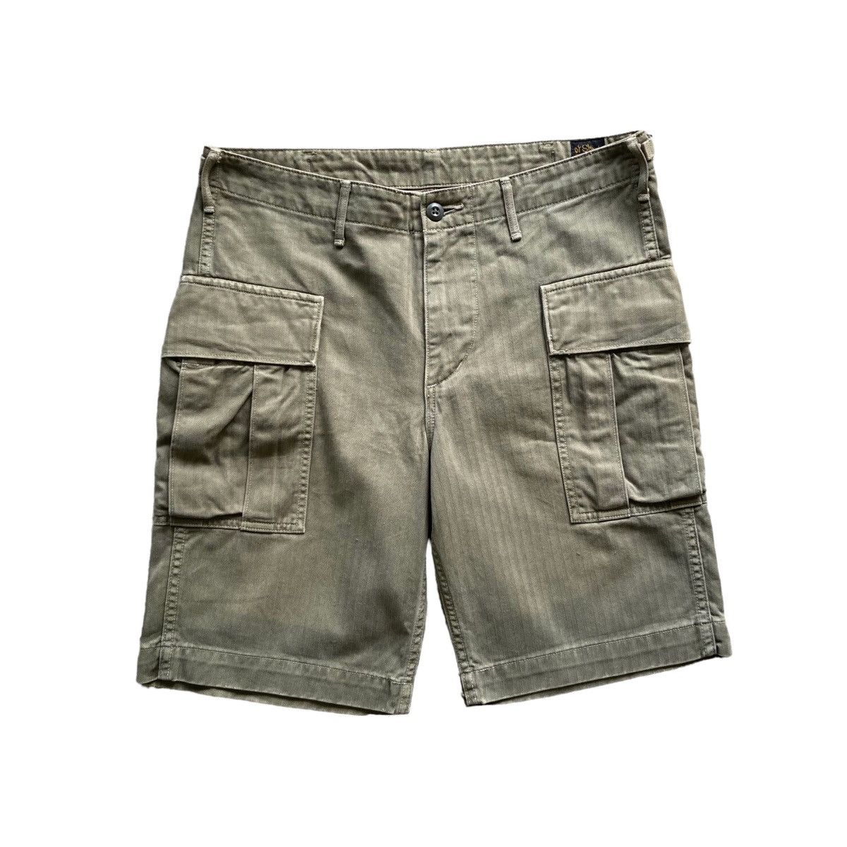 ❤️‍🔥SENDOFFER❤️‍🔥 Orslow HBT 2-Pocket Cargo Faded Short Pants