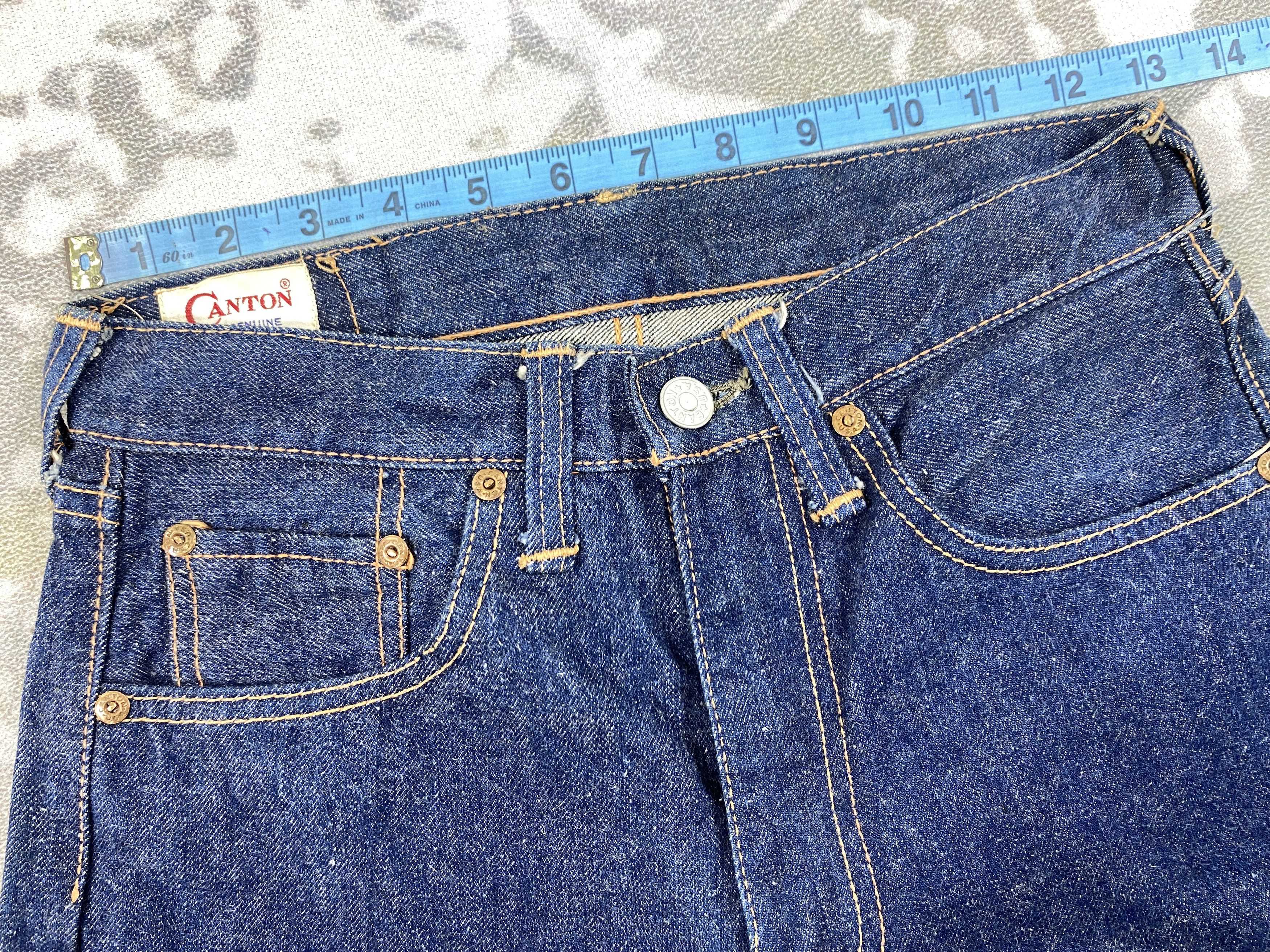 Japanese Brand Vintage Canton Japanese Brand Redline Denim 26x30 JN028 Size US 26 / EU 42 - 5 Thumbnail