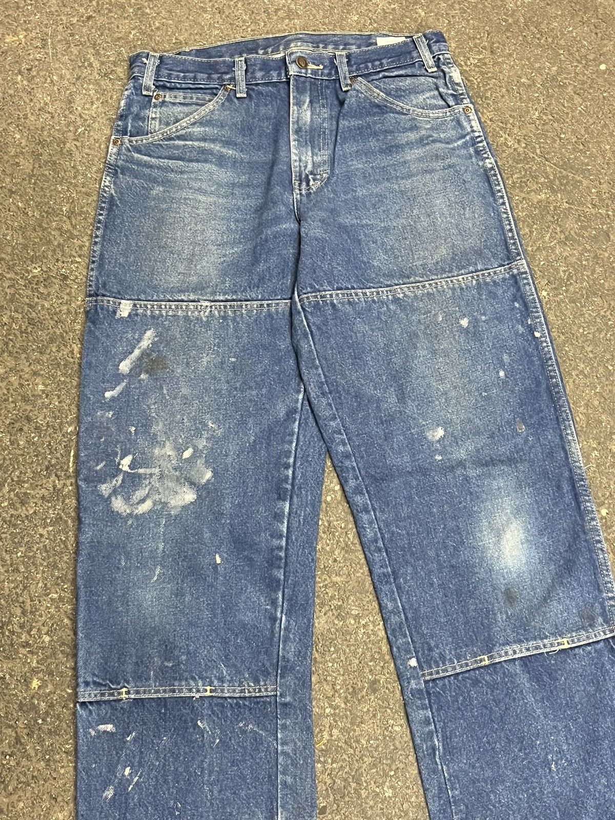 Dickies × Vintage Double knee dickies pants y2k skater workwear thrashed rare Size US 32 / EU 48 - 2 Thumbnail
