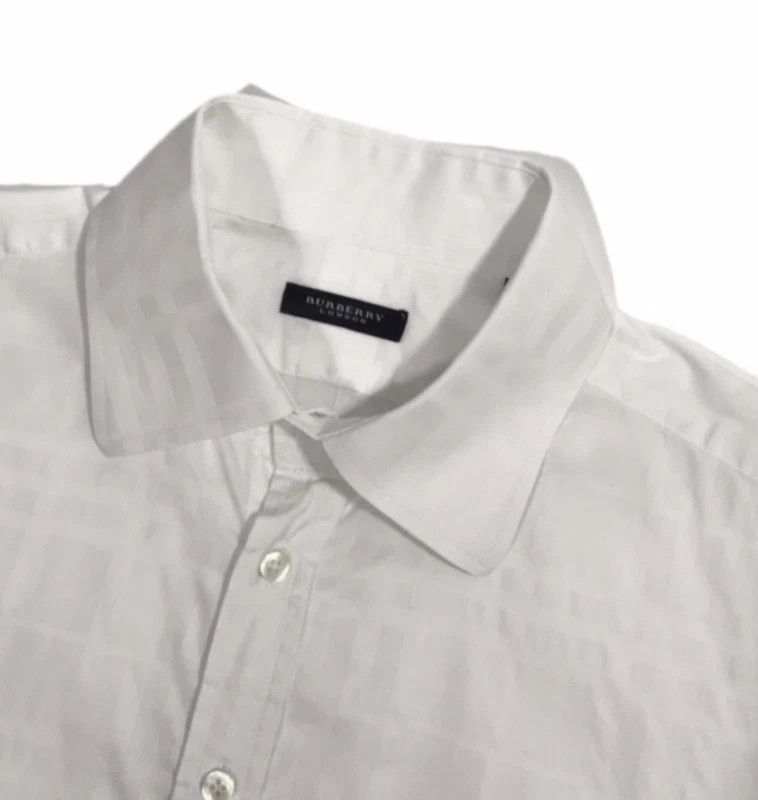 Burberry Burberry Button Shirt Plaid Men’s Sz 43 White Size US L / EU 52-54 / 3 - 7 Thumbnail