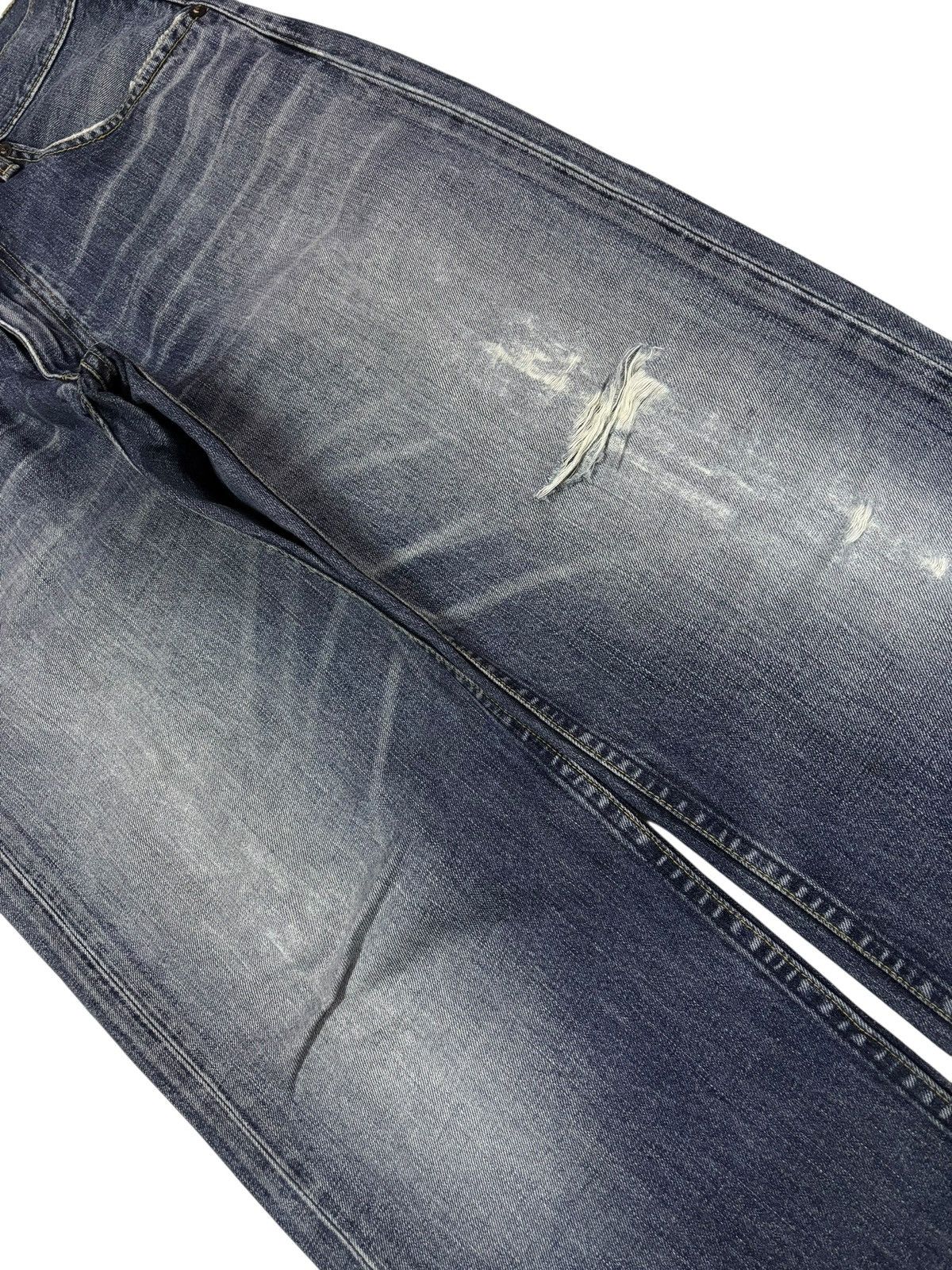 Levi's Vtg 90s Levis 503 Distressed Jeans Size US 32 / EU 48 - 3 Thumbnail