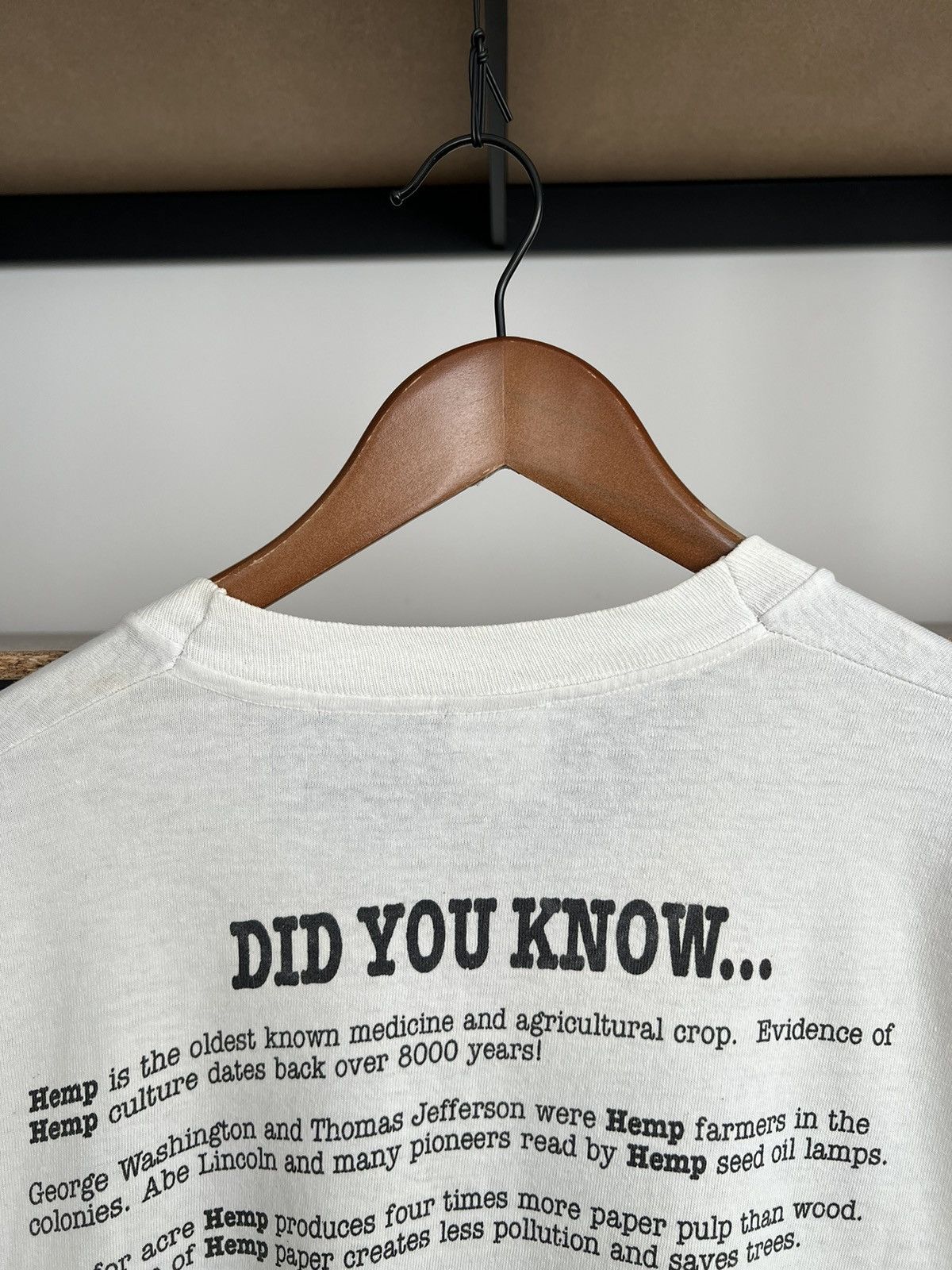 Vintage Vintage 90s Cannabis Weed Marijuana End Hemp Prohibition Tee Size US L / EU 52-54 / 3 - 21 Thumbnail
