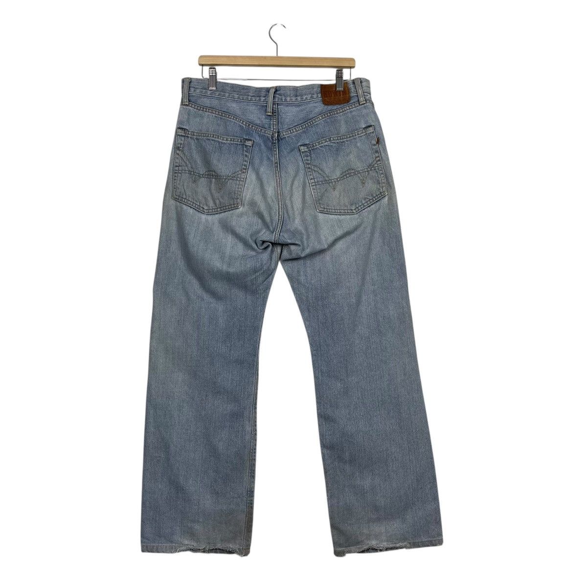 Edwin Vintage Edwin Selvedge Redline Distressed Denim Jeans Size US 34 / EU 50 - 7 Thumbnail