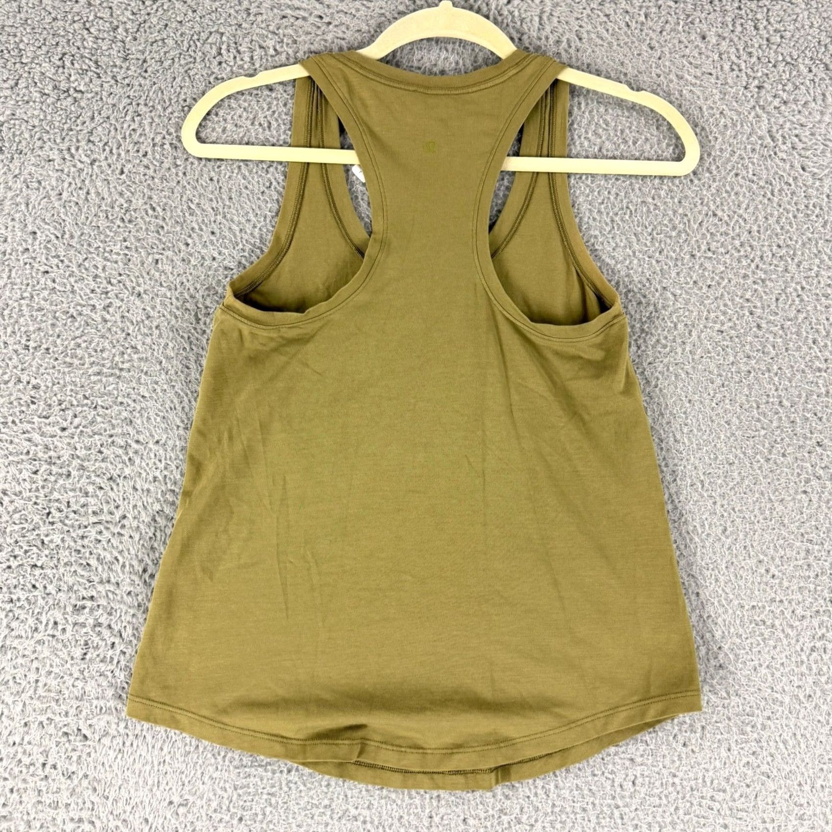 Lululemon Lululemon Love Tank Top Womens 2 Green Pima Cotton Racerback Size XS / US 0-2 / IT 36-38 - 7 Thumbnail