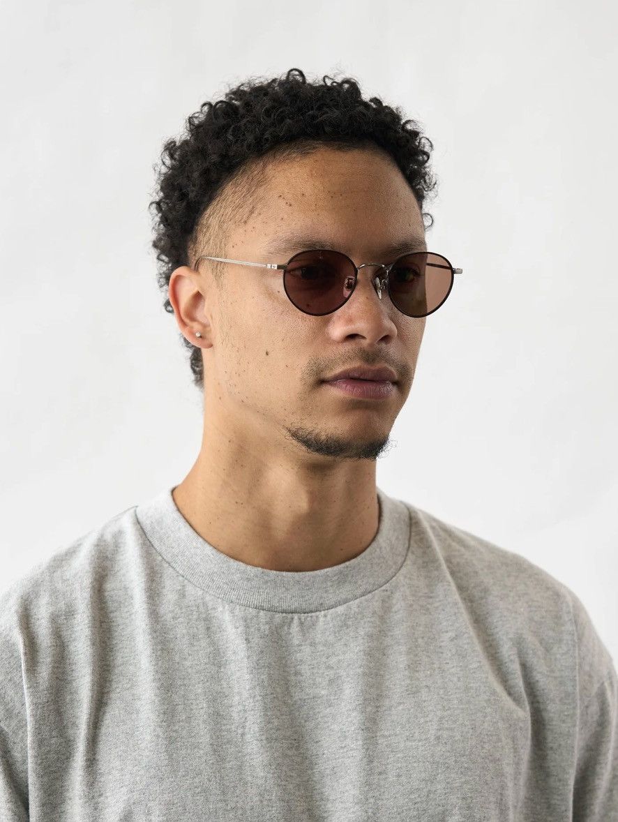 Other Dry Pond sunglasses - Gunton Black Silver/Light Brown Size ONE SIZE - 6 Thumbnail