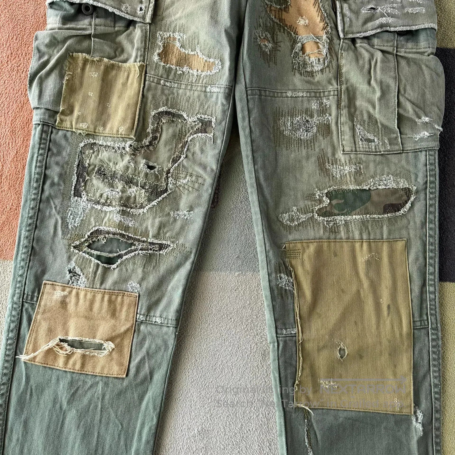 Denim & Supply Ralph Lauren Ralph Lauren Denim Supply Patch Cargo Pants. Size US 31 - 3 Thumbnail
