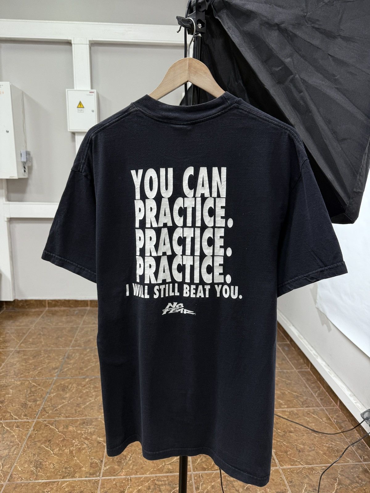 No Fear 🇺🇸💀 Vintage 90s No Fear You Can Practice I Will Still Beat Yo Size US XL / EU 56 / 4 - 1 Thumbnail
