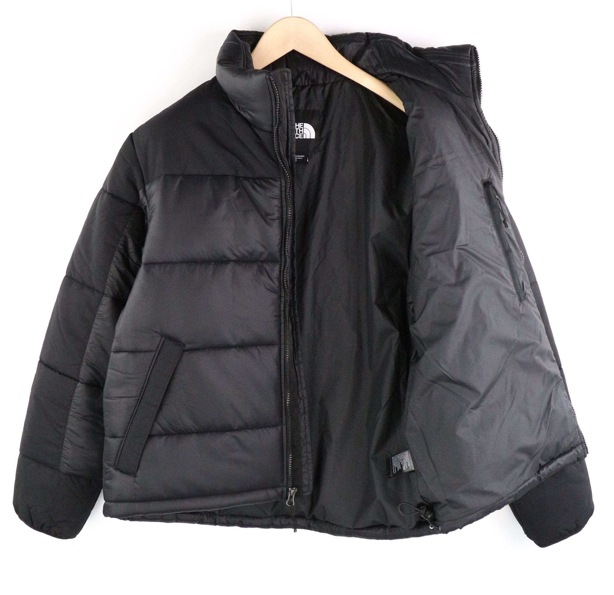 The North Face L Lined High Neck Black Jacket 79666 Size US L / EU 52-54 / 3 - 10 Thumbnail
