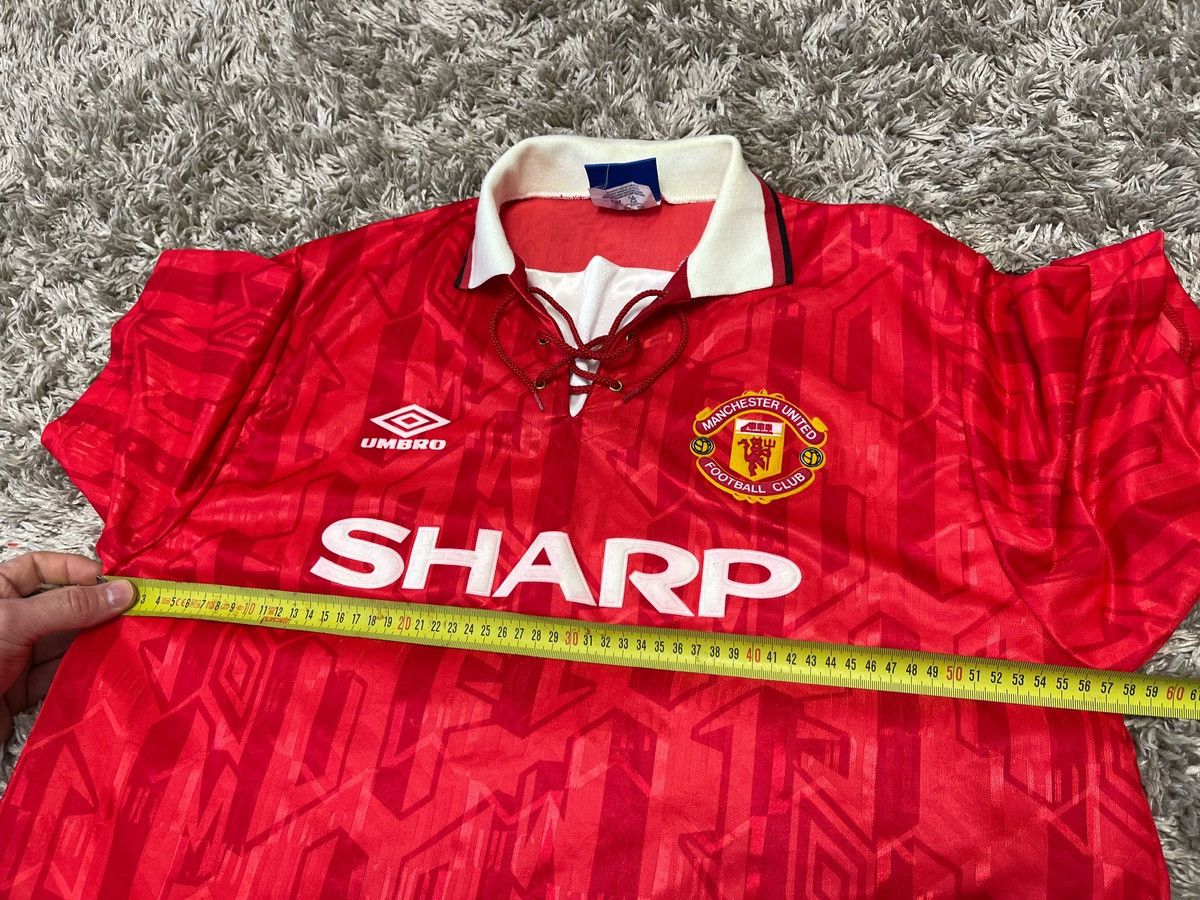 Nike Vintage 1992-94 Manchester United Shirt Umbro Sharp Jersey Size US XL / EU 56 / 4 - 18 Thumbnail