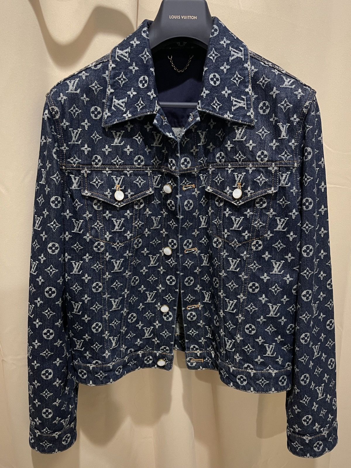 Louis Vuitton Louis Vuitton x Timberland Monogram Jacquard denim Jacket Size US M / EU 48-50 / 2 - 1 Thumbnail