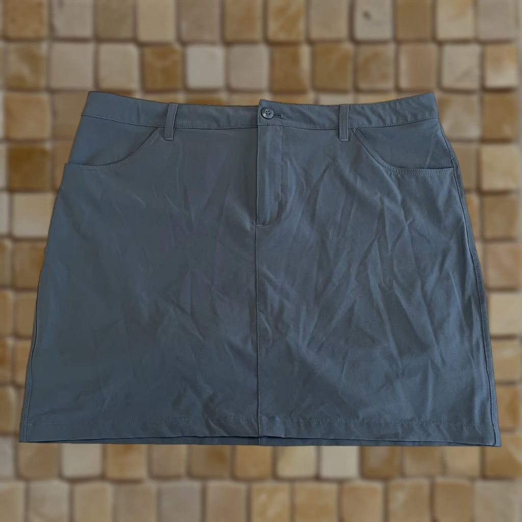 Eddie Bauer Eddie Bauer Adventurer 2.0 Skort Skirt Women Size 16 Gray Performance Size 38" / US 16 / IT 52 - 1 Thumbnail