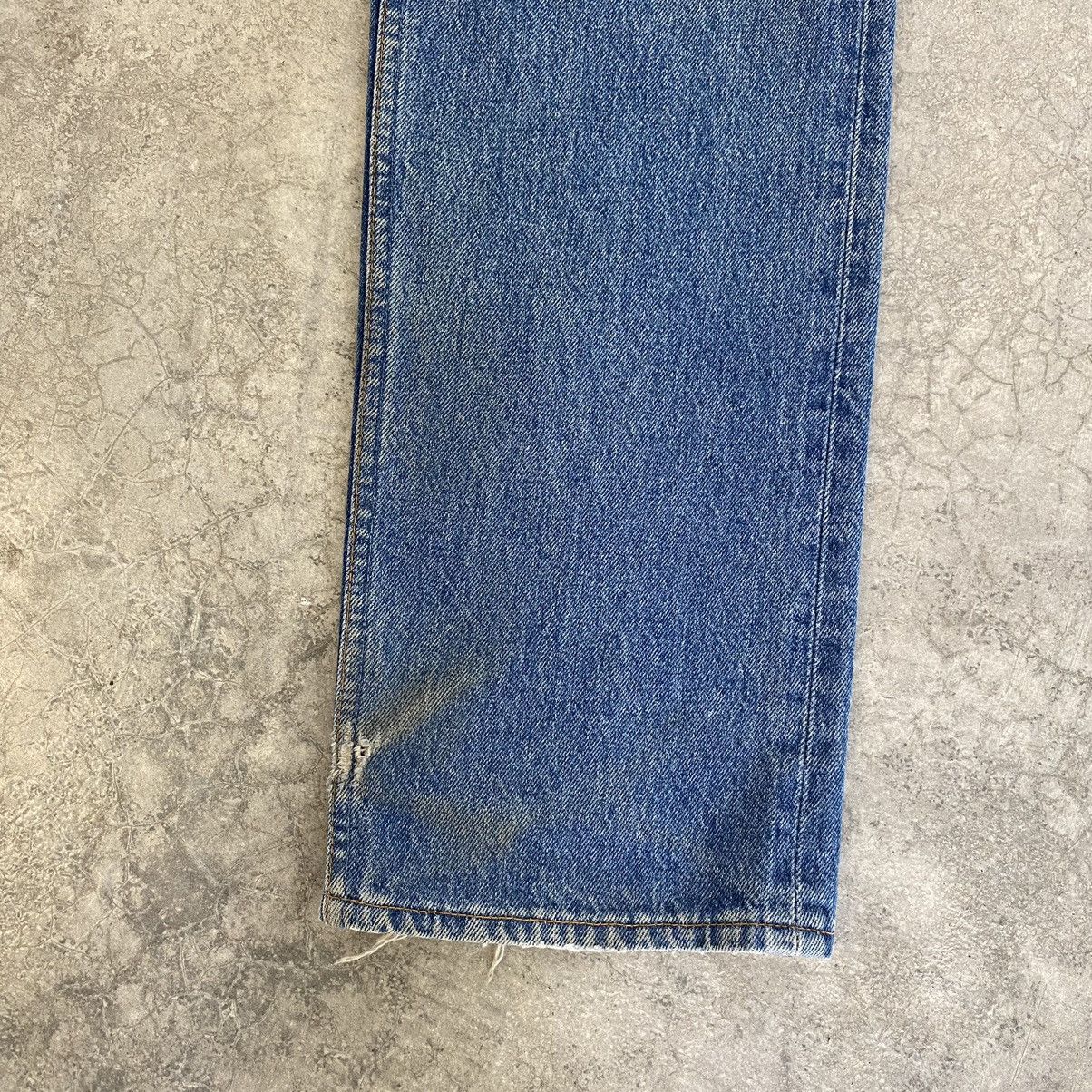 Levi's Vintage 90’s Levis 501 Faded Rusty Blue Jeans Size US 32 / EU 48 - 9 Thumbnail