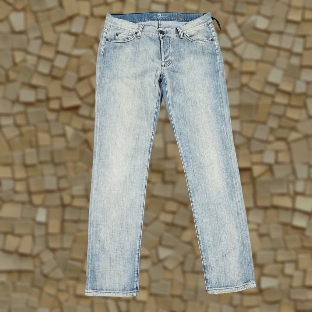 7 For All Mankind 7 For All Mankind Womens Jeans Blue W28 L29 Josefina Boyfriend Fit Denim Size 28" / US 6 / IT 42 - 1 Thumbnail