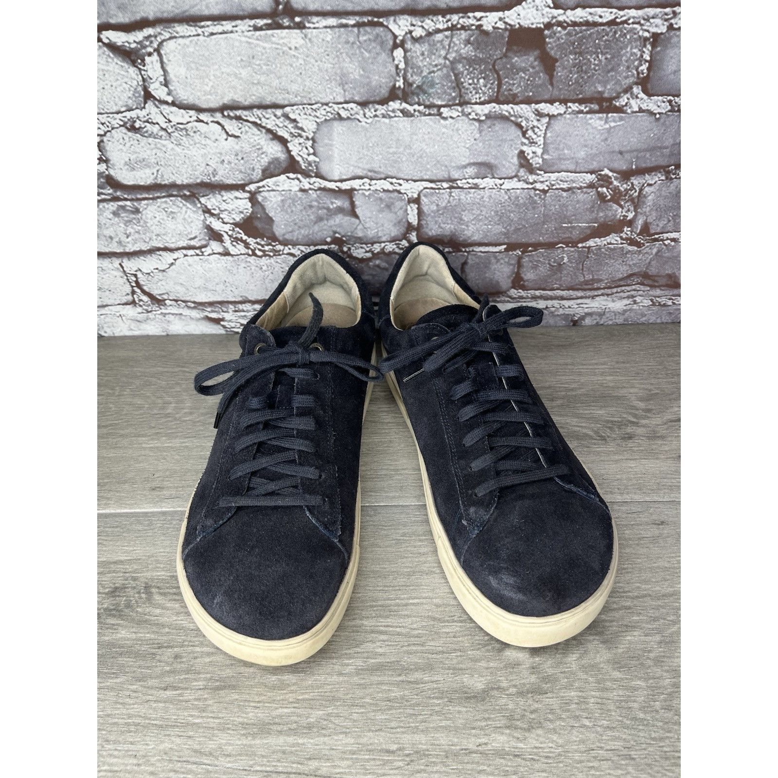 Birkenstock Birkenstock Bend Low Blue Suede Casual Sneakers Canvas Lace Size US 10 / EU 43 - 12 Thumbnail