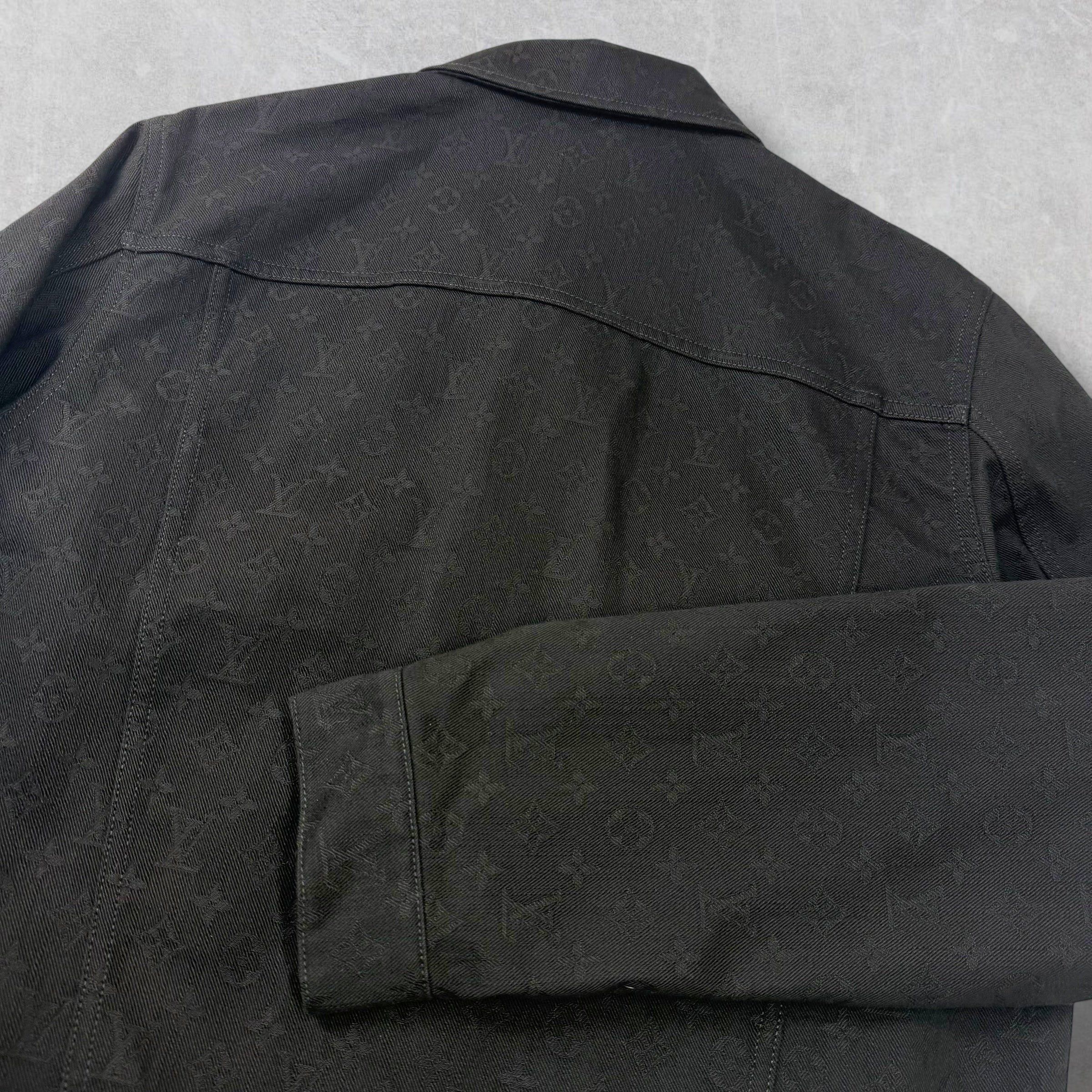 Louis Vuitton Louis Vuitton Monogram Black Denim Jacket 50 (L) Size US L / EU 52-54 / 3 - 4 Thumbnail