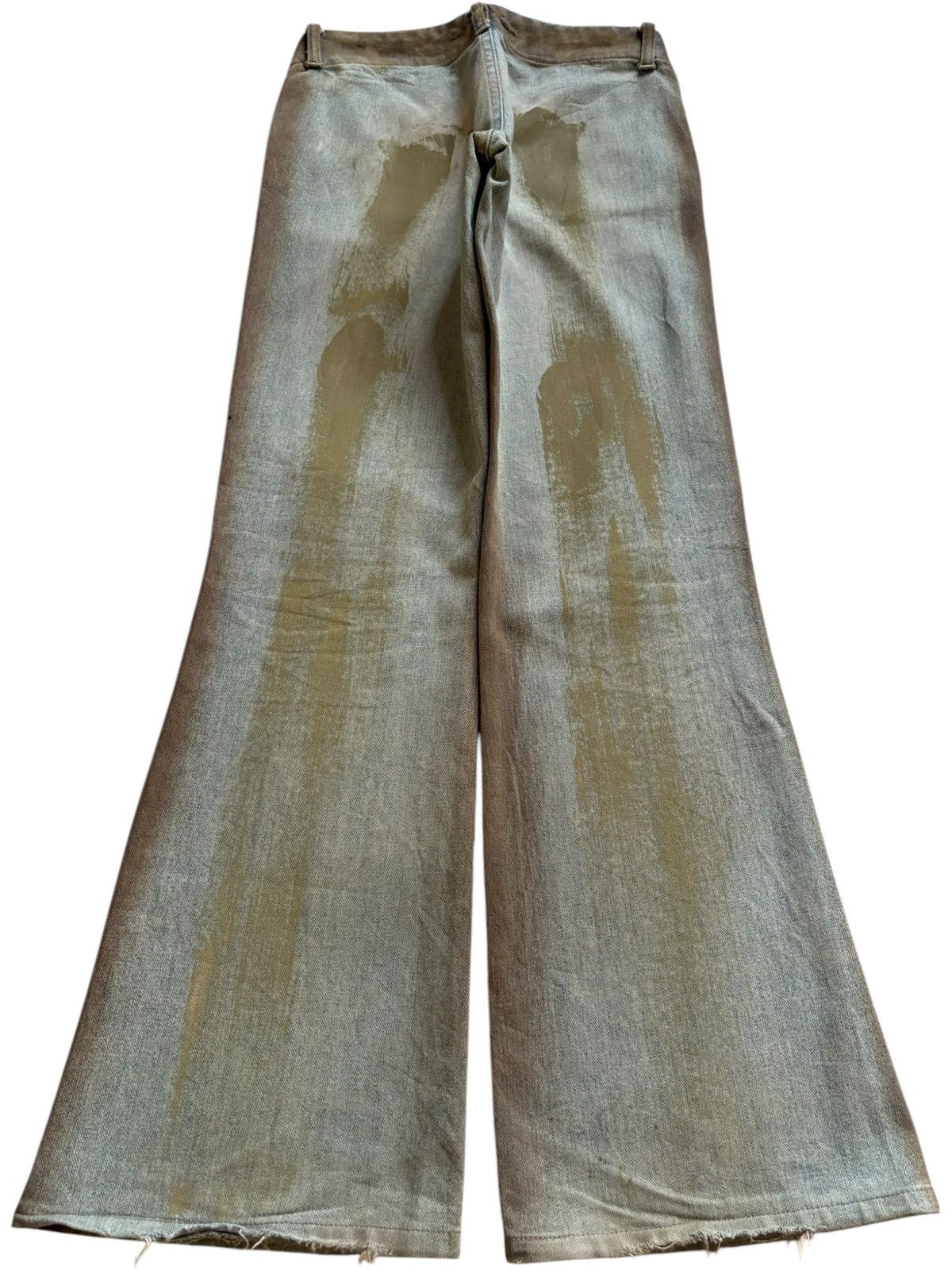 Japanese Brand Vintage Japanese Brand Rusty Mud Wash Bootcut Flare Jeans Size 28" / US 6 / IT 42 - 2 Thumbnail