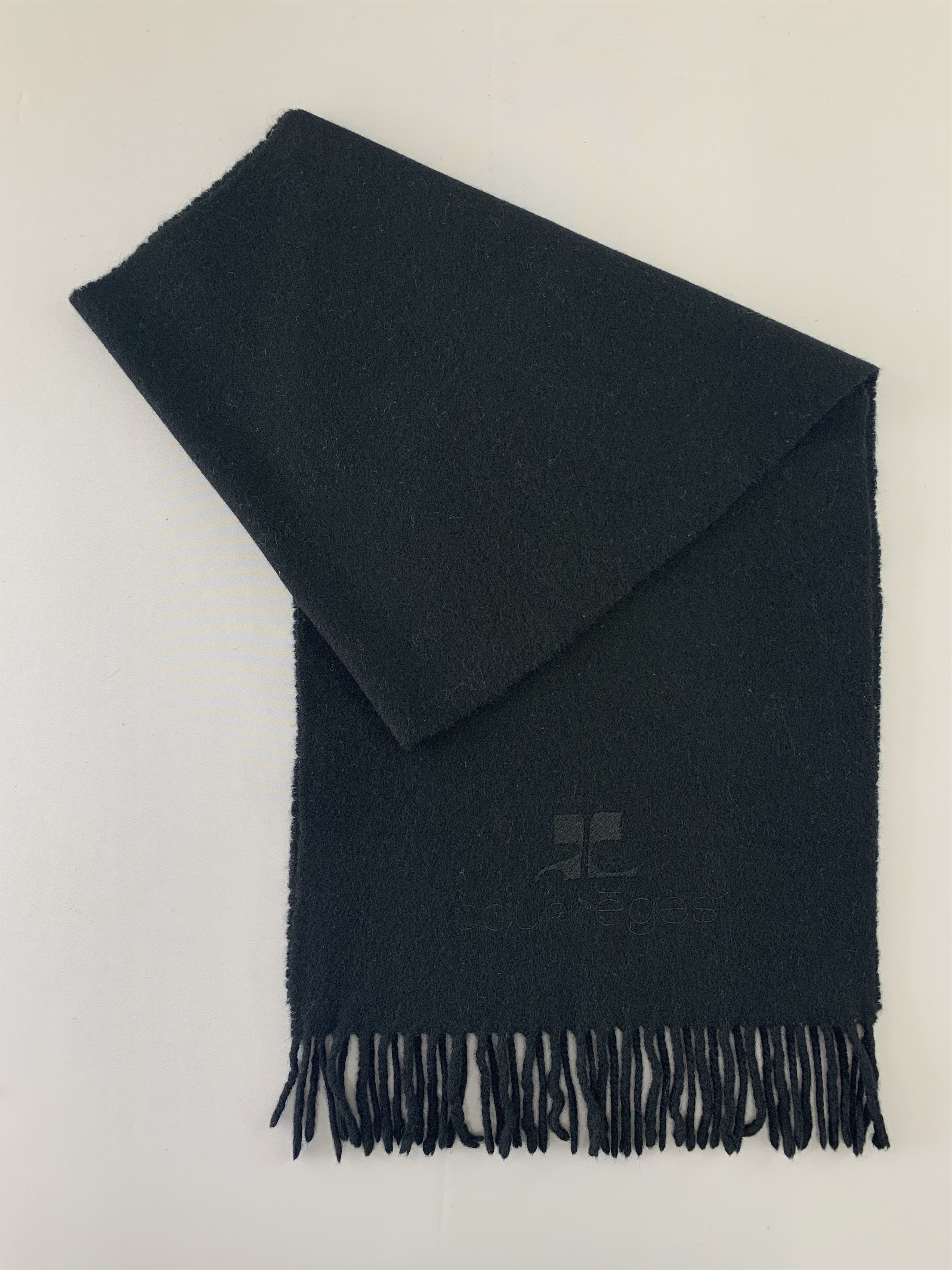 Courreges Courreges Scarf Wool Muffler Neck Wrap BL4344 Size ONE SIZE - 2 Thumbnail