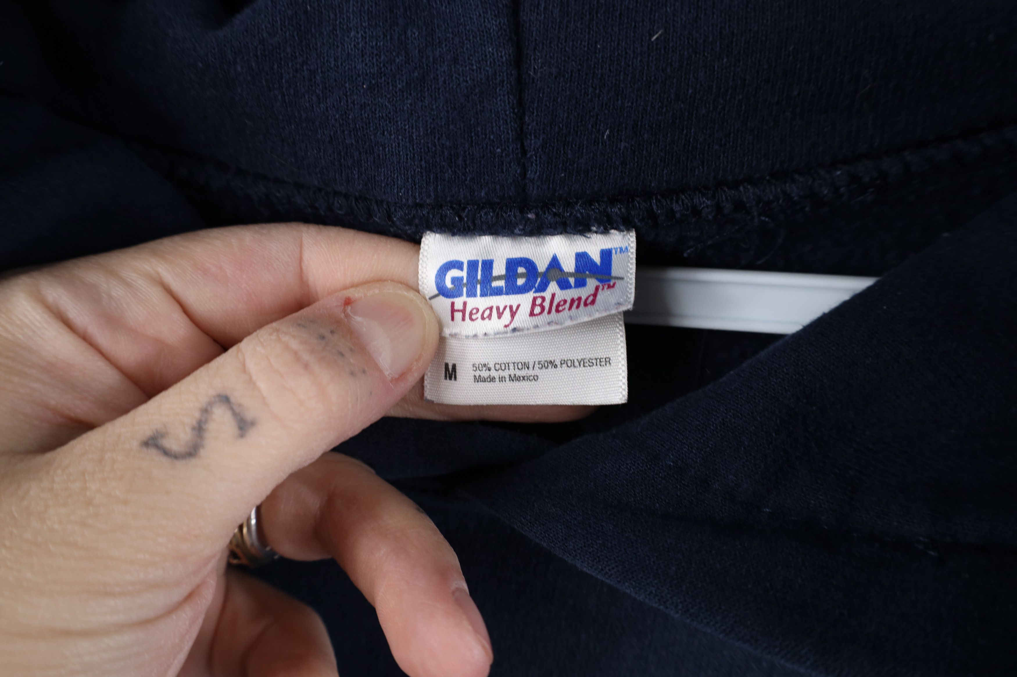 Vintage Vintage Spell Out Script University of Michigan Hoodie Size US M / EU 48-50 / 2 - 7 Thumbnail