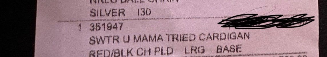 Chrome Hearts Chrome Hearts Sweater “U Mama Tried Cardigan” Size US L / EU 52-54 / 3 - 7 Thumbnail