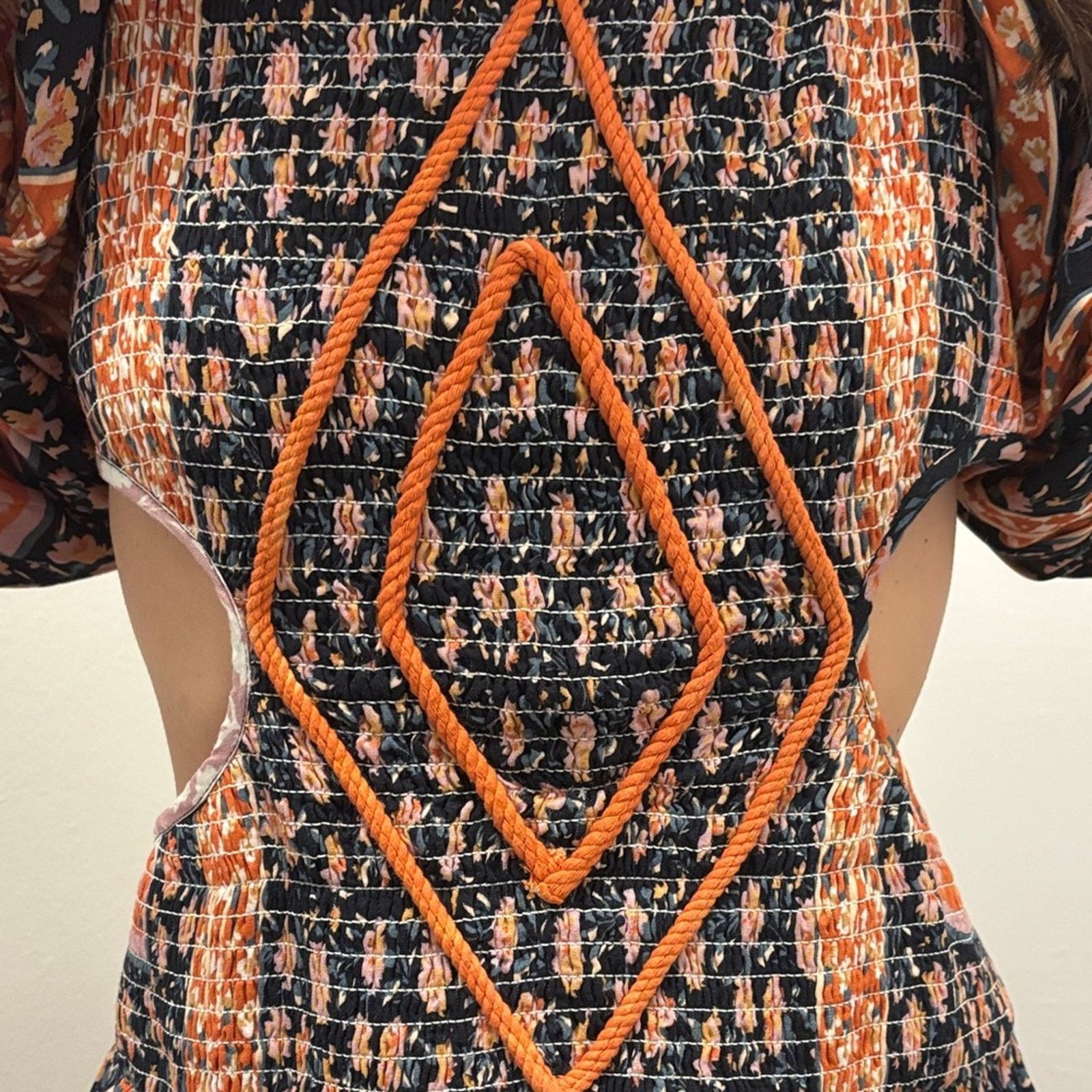 Other NWT Jen's Pirate Booty Black Orange Long Sleeve Dress L/XL Size L / US 10 / IT 46 - 7 Thumbnail