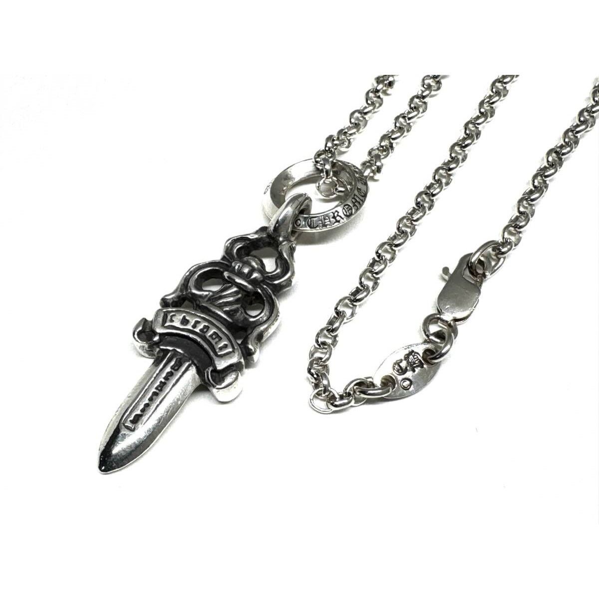 Chrome Hearts Chrome Hearts Dagger Charm Roll Chain 925 Silver Size ONE SIZE - 1 Thumbnail
