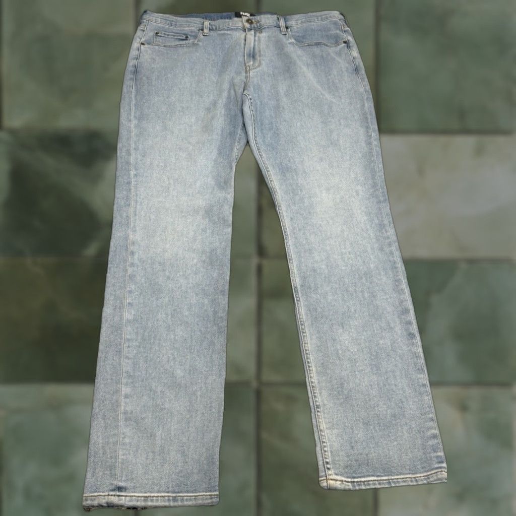Paige PAIGE Jeans Mens 40x33 Blue Straight Stretch Casual Denim Size US 40 / EU 56 - 1 Thumbnail