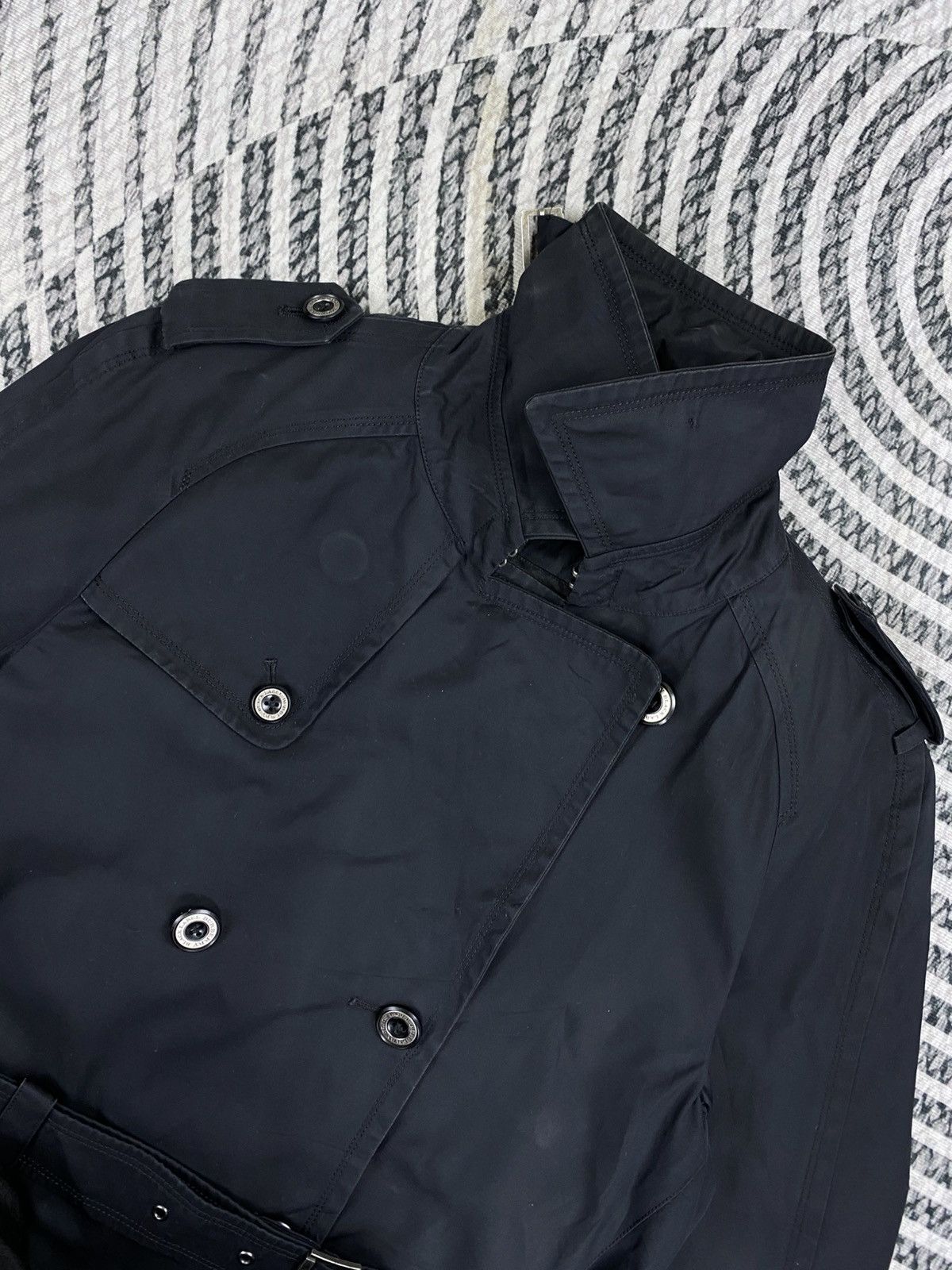 Burberry 🔥Burberry Black Label Trench Coat Belted Jacket Size US M / EU 48-50 / 2 - 8 Thumbnail