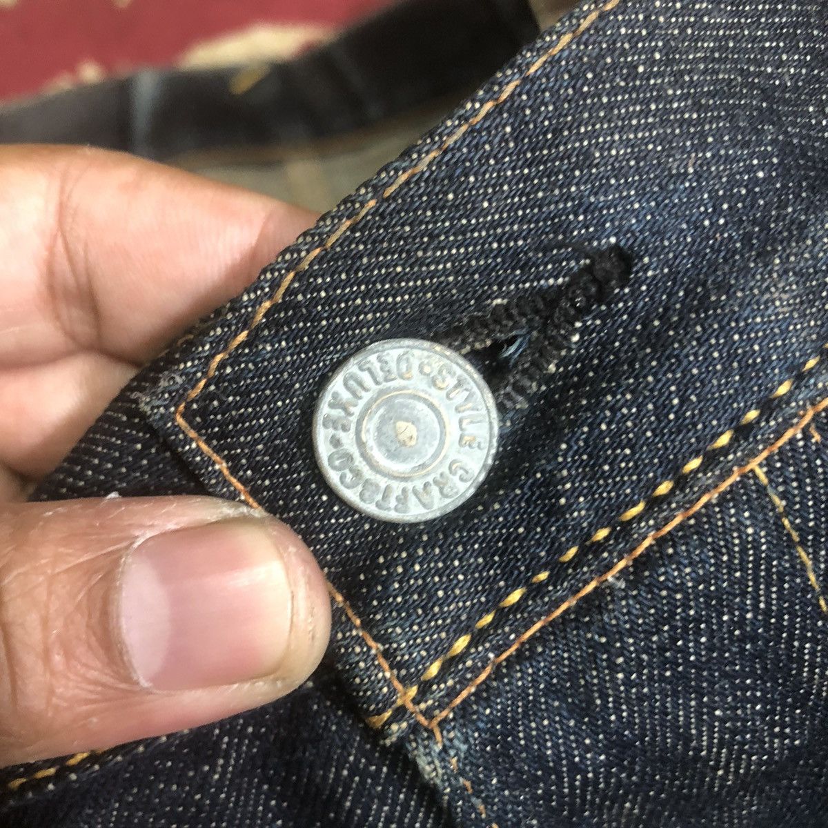 Evisu × Japanese Brand × Vintage Evisu Jeans Selvedge Size US 34 / EU 50 - 7 Thumbnail