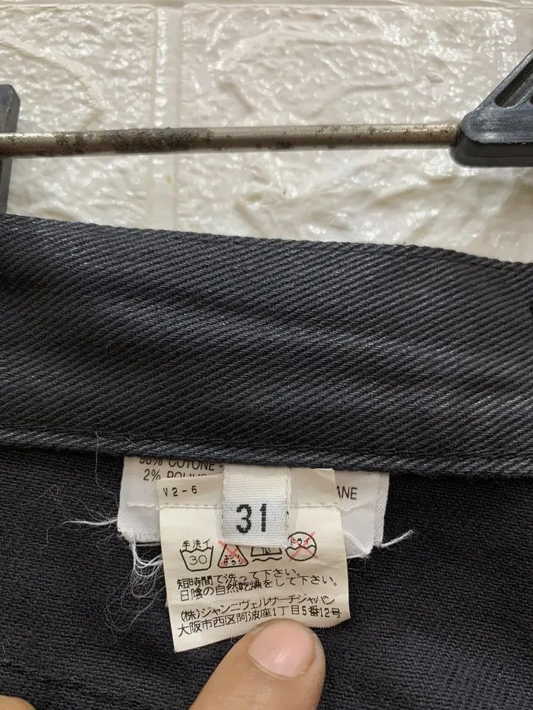 Versace Vintage Versace black wax denim pants Size US 31 - 14 Thumbnail